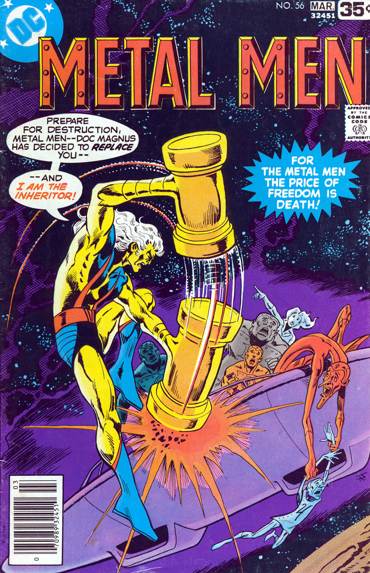 Read online Metal Men (1963) comic -  Issue #56 - 1