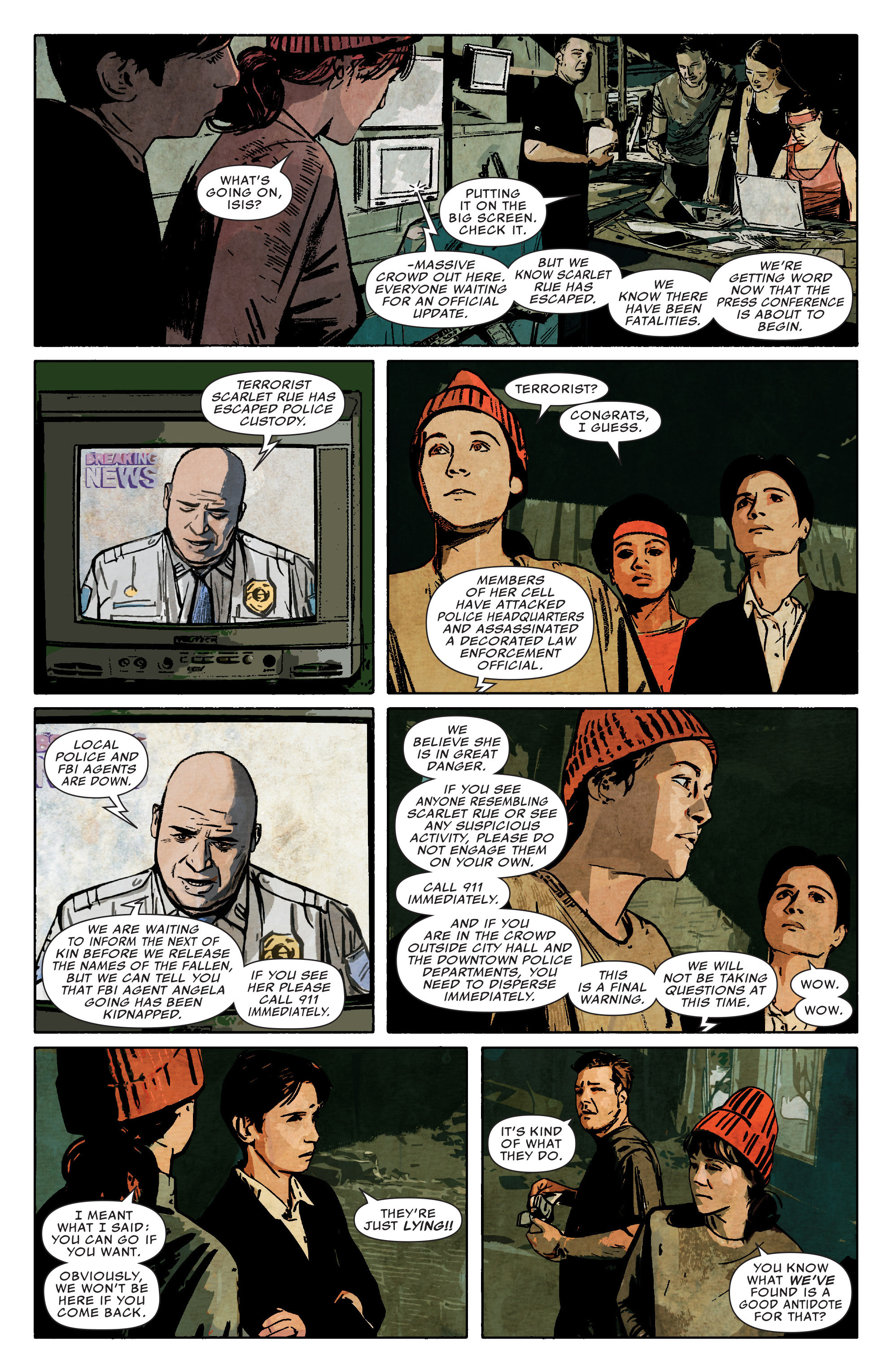 Read online Scarlet comic -  Issue #10 - 15