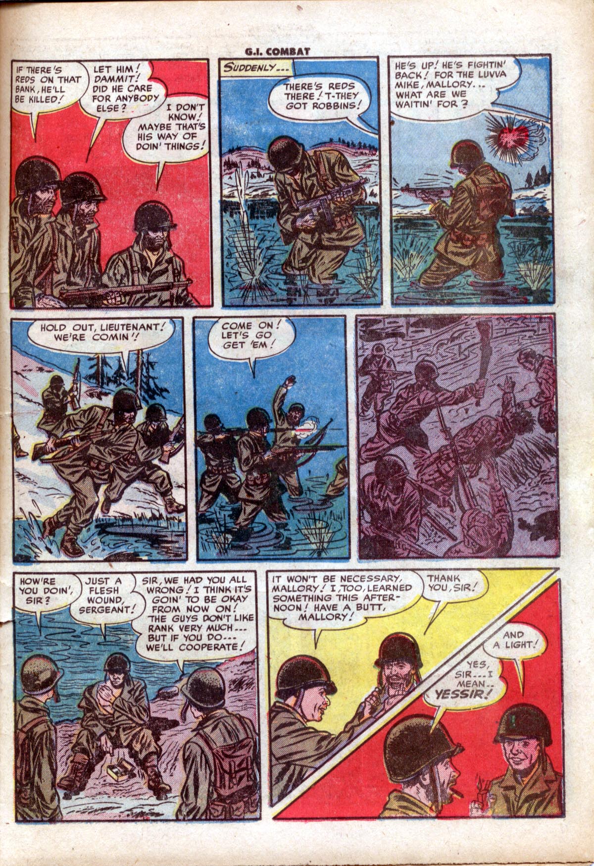Read online G.I. Combat (1952) comic -  Issue #1 - 11