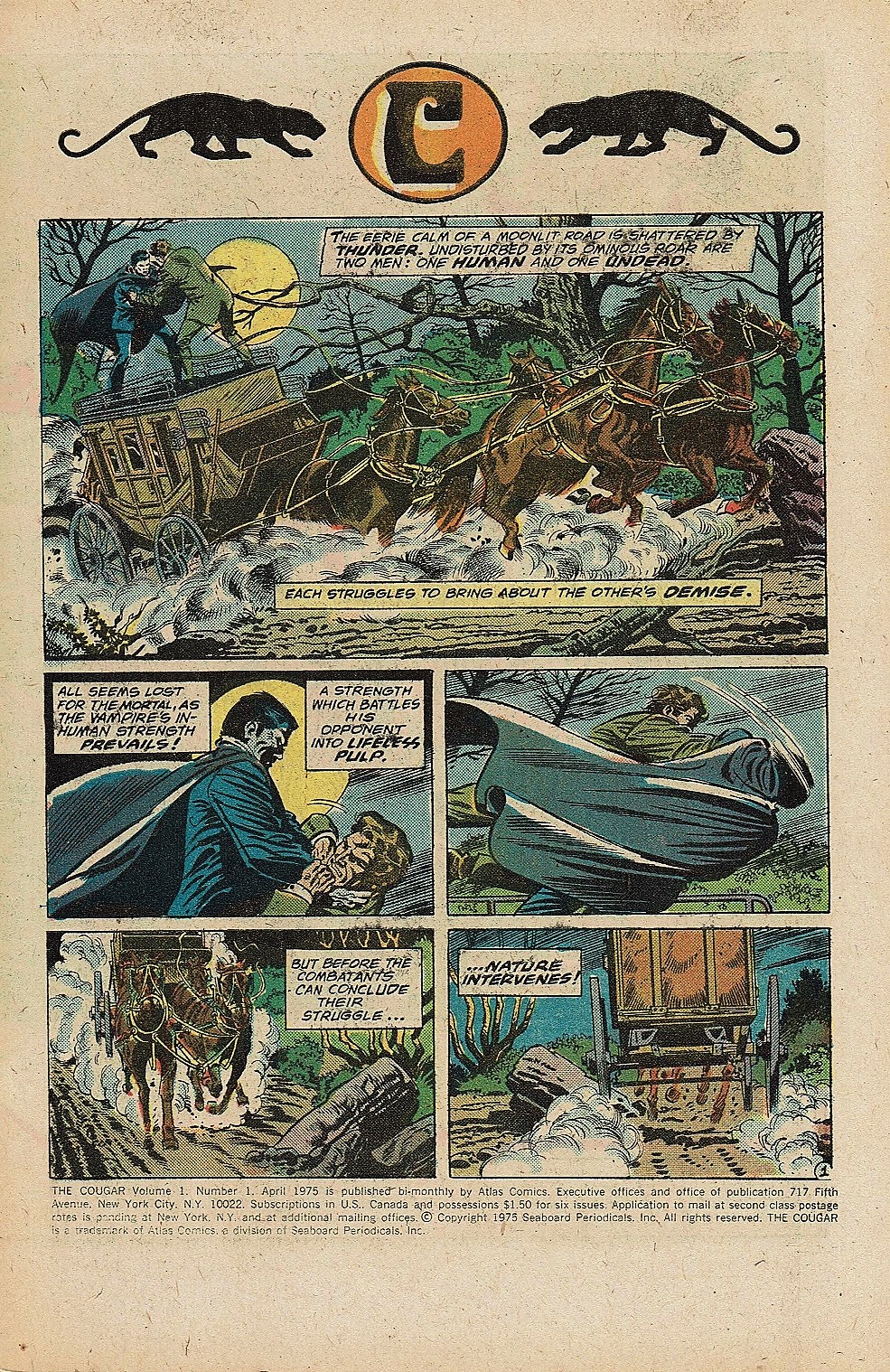 Read online The Cougar comic -  Issue #1 - 3