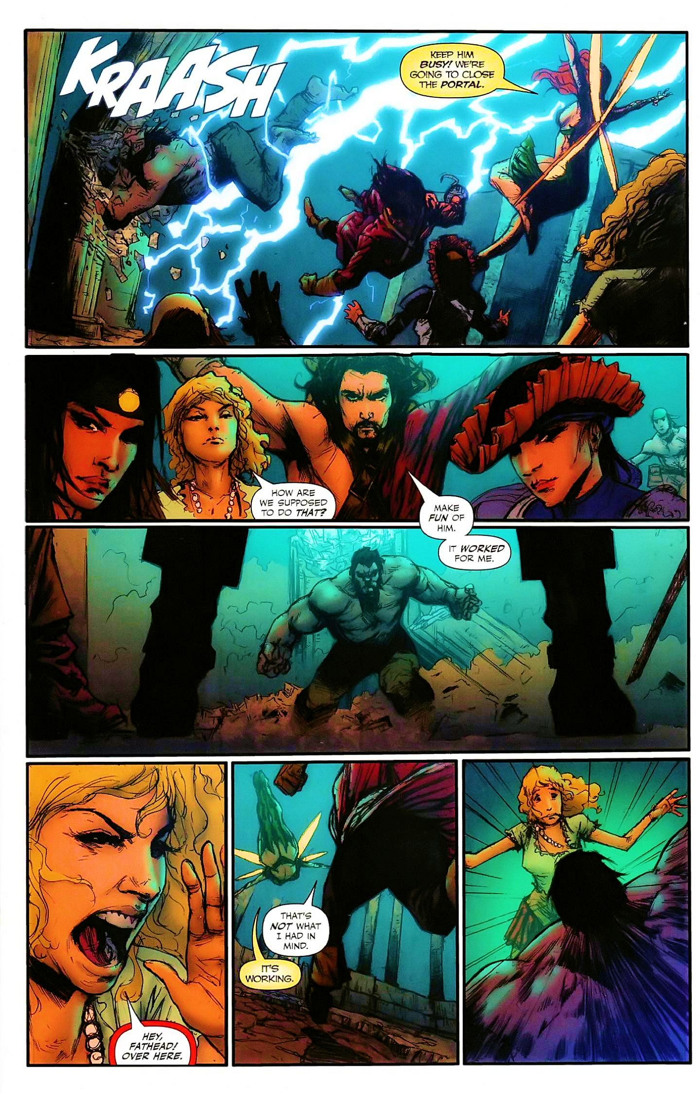 Read online Grimm Fairy Tales: Neverland Hook comic -  Issue #5 - 16