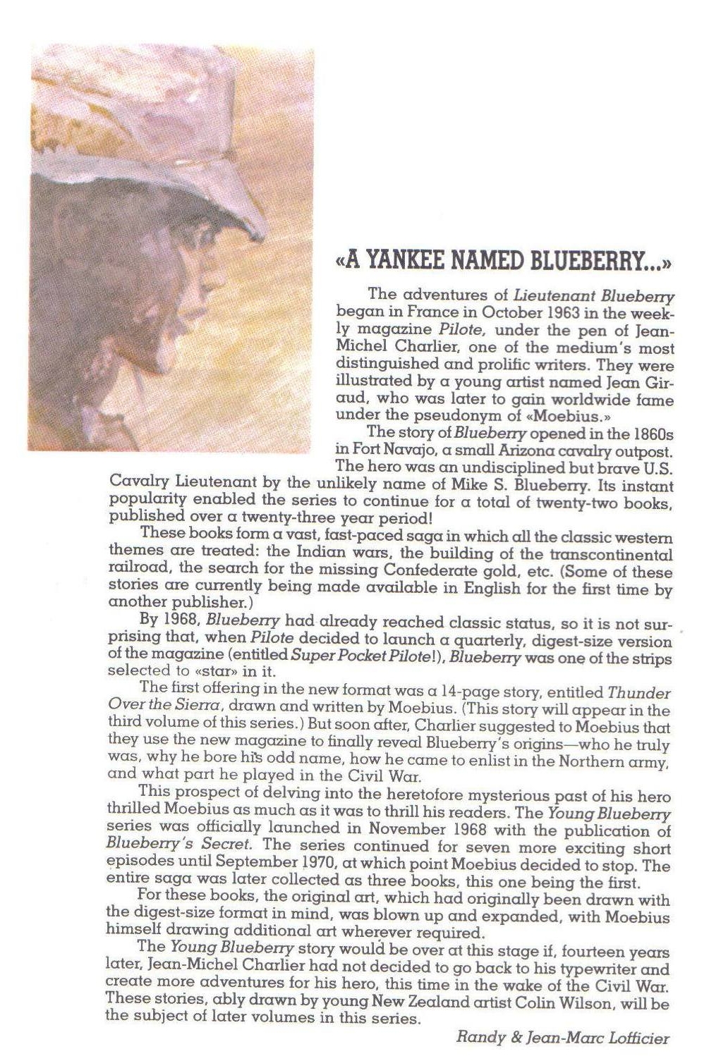 Read online Young Blueberry comic -  Issue # TPB 1 - 4