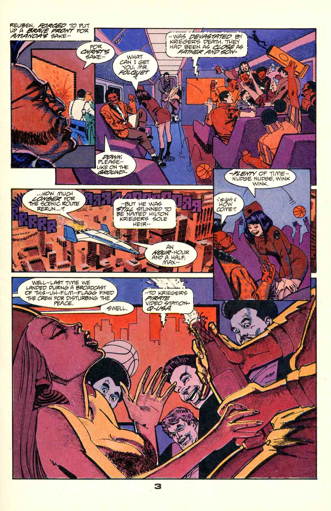 Read online Howard Chaykin's American Flagg comic -  Issue #1 - 5