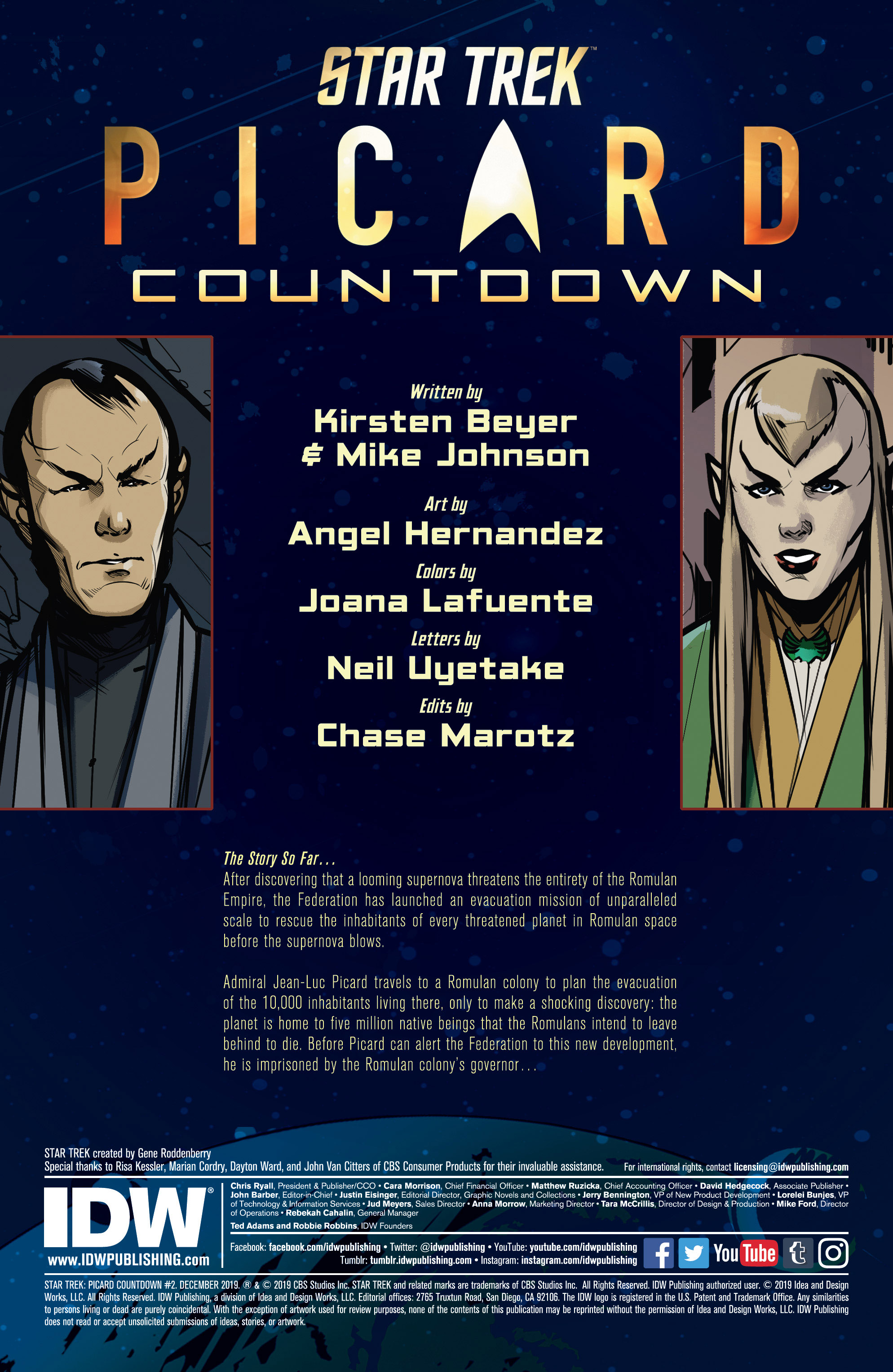 Read online Star Trek: Picard Countdown comic -  Issue #2 - 2