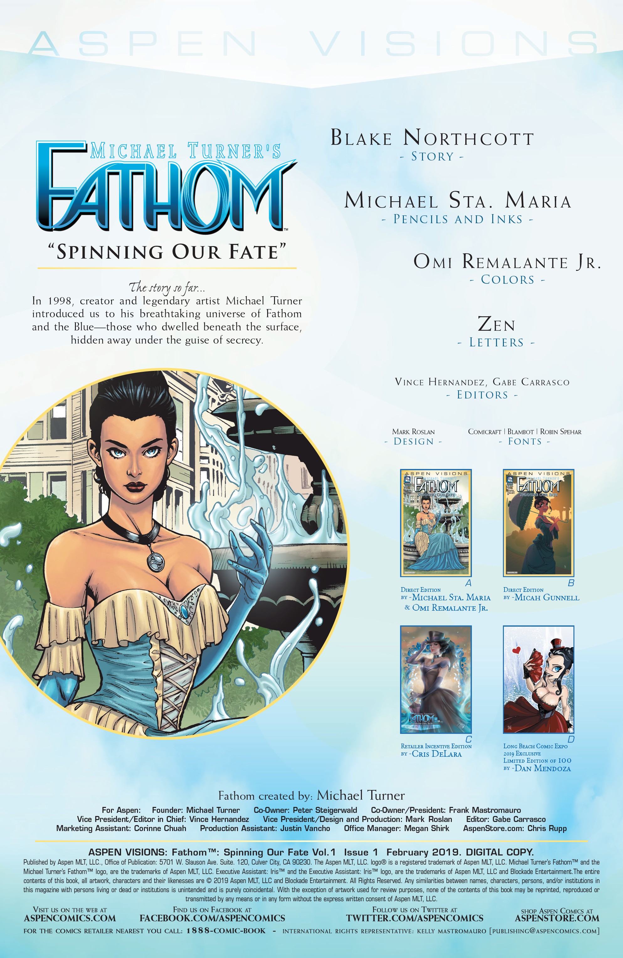 Read online Aspen Visions: Fathom: Spinning Our Fate comic -  Issue # Full - 3