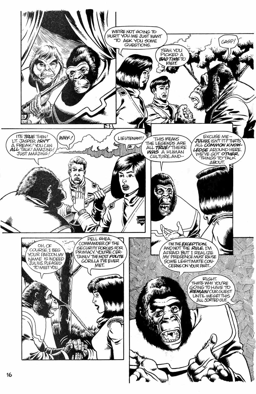 Read online Planet of the Apes: The Forbidden Zone comic -  Issue #3 - 18