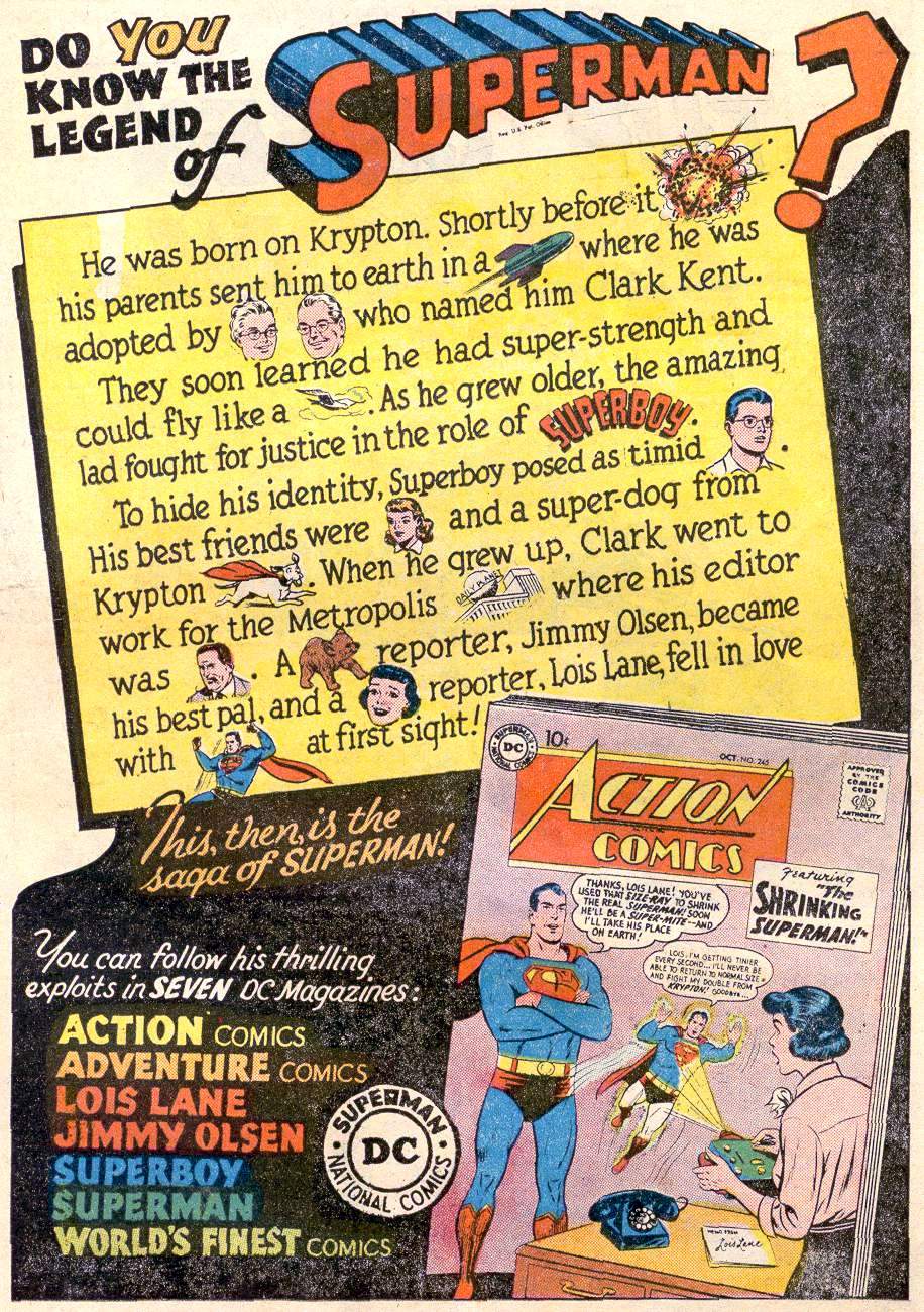 Read online Adventure Comics (1938) comic -  Issue #253 - 17