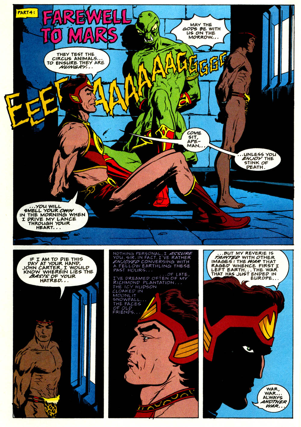 Read online Tarzan/John Carter: Warlords of Mars comic -  Issue #4 - 4