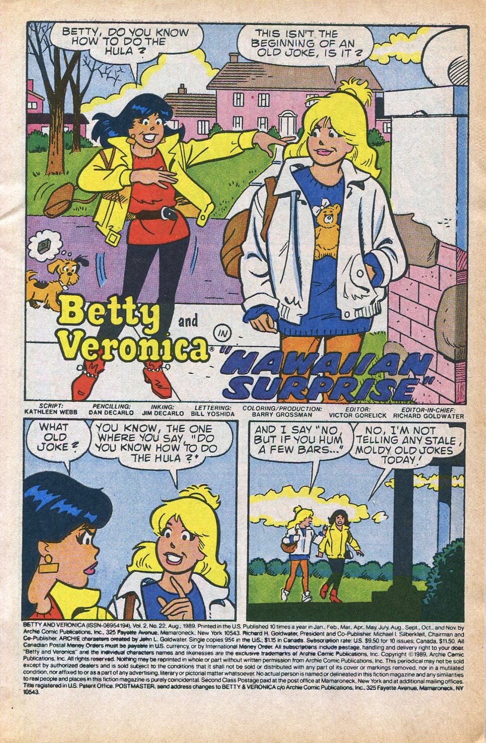 Read online Betty and Veronica (1987) comic -  Issue #22 - 3