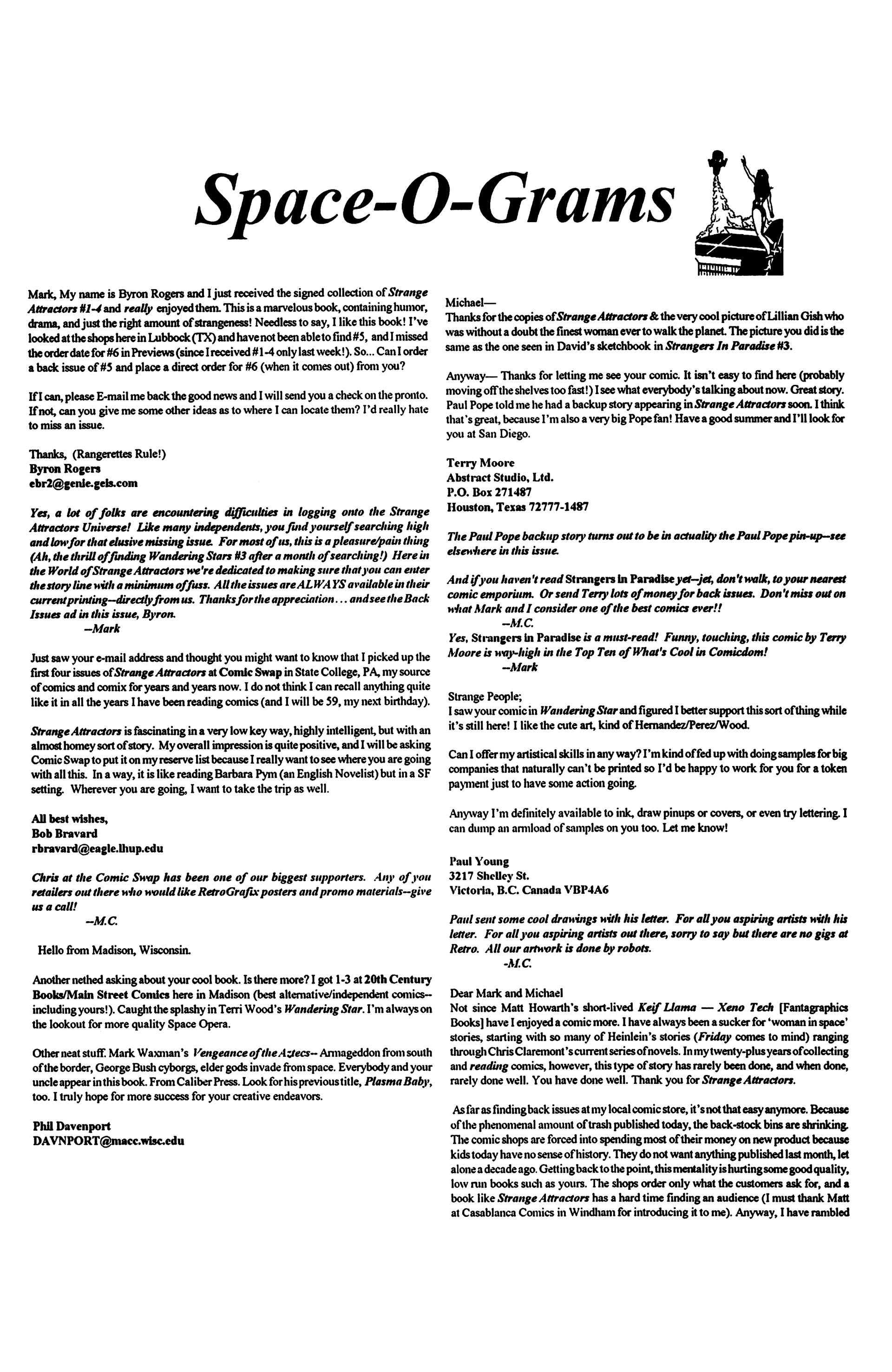 Read online Strange Attractors (1993) comic -  Issue #6 - 30