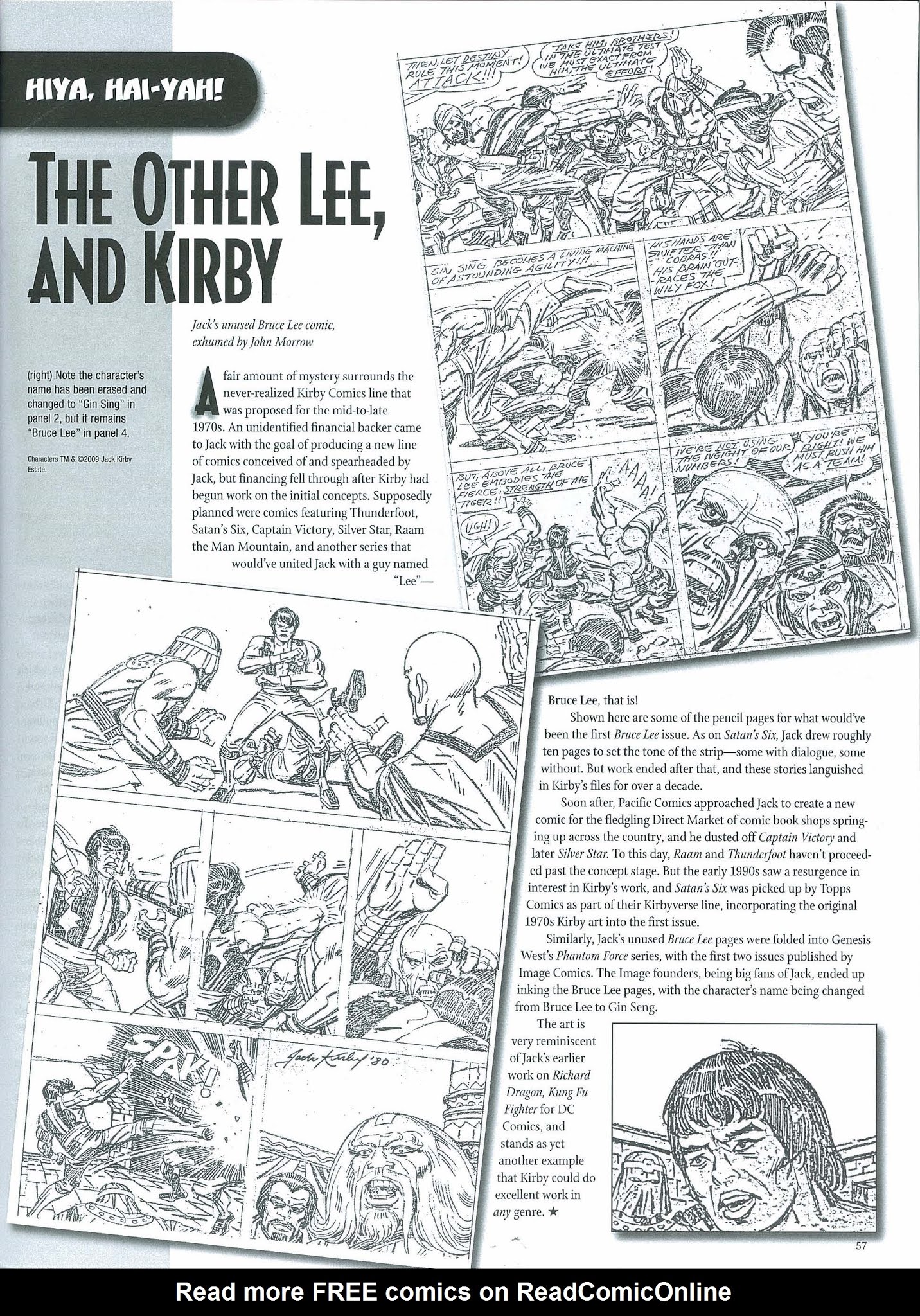Read online The Jack Kirby Collector comic -  Issue #52 - 58