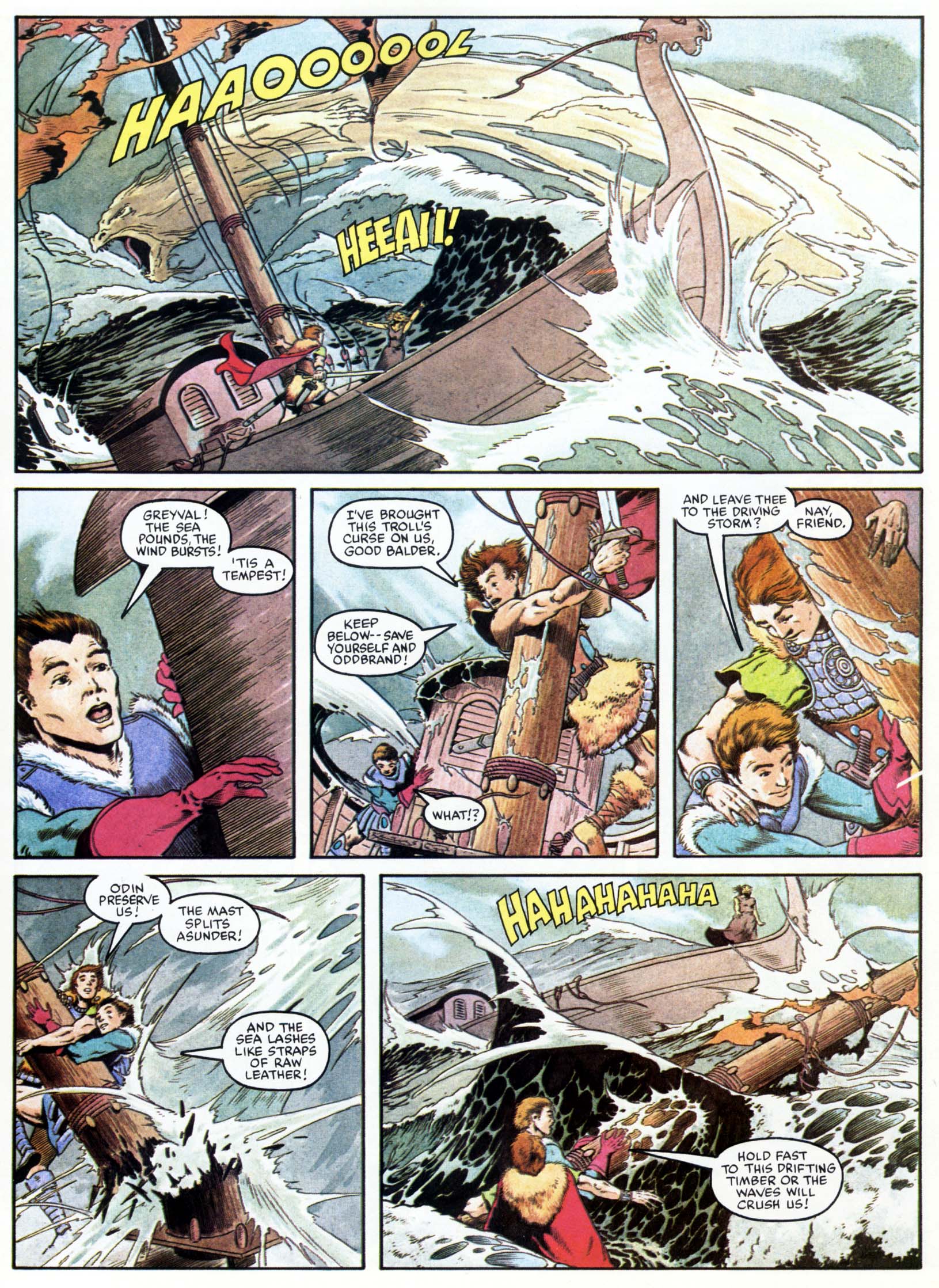 Read online Marvel Graphic Novel comic -  Issue #15 - The Raven Banner - 43