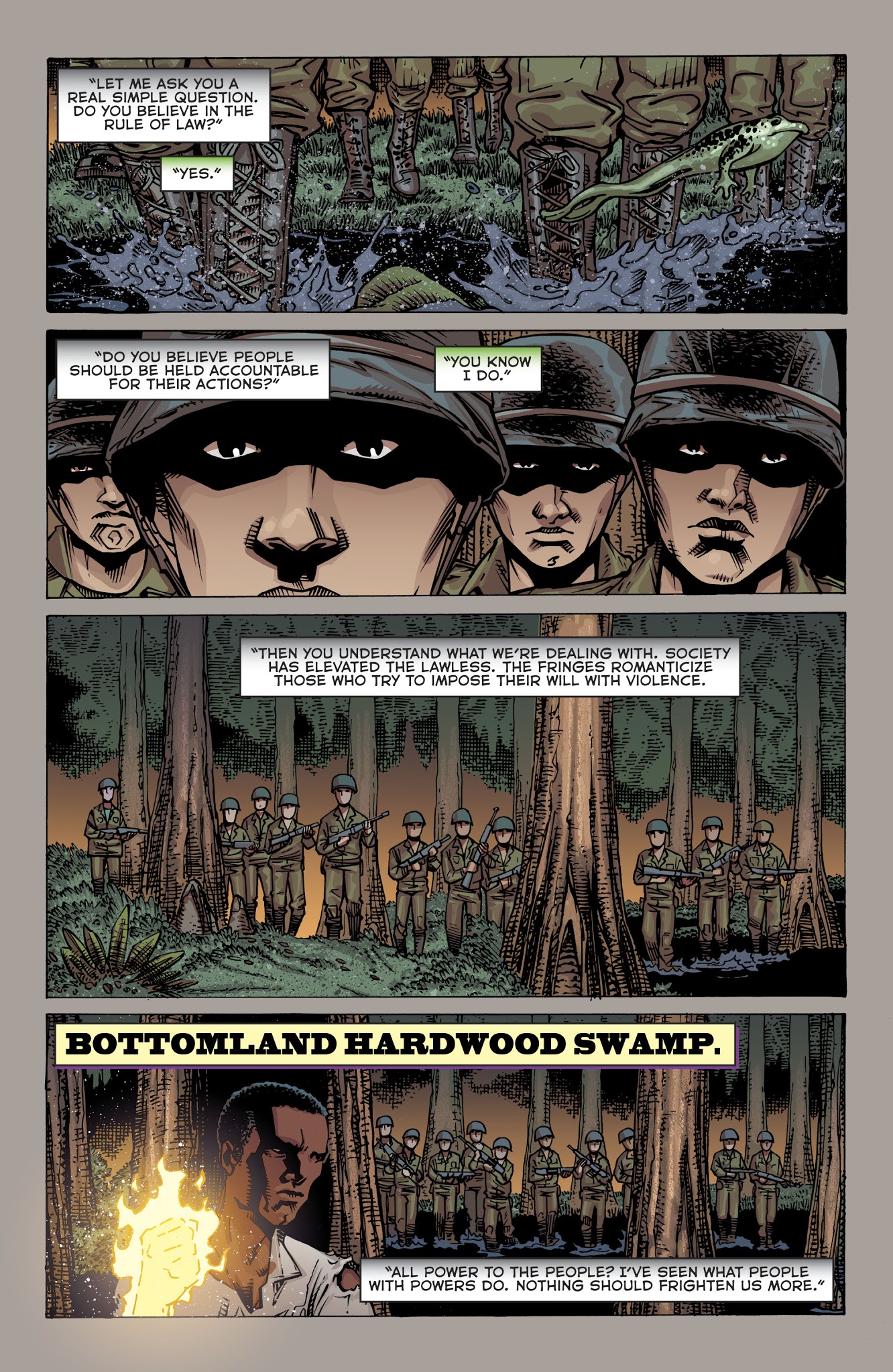 Read online The American Way: Those Above and Those Below comic -  Issue #6 - 2