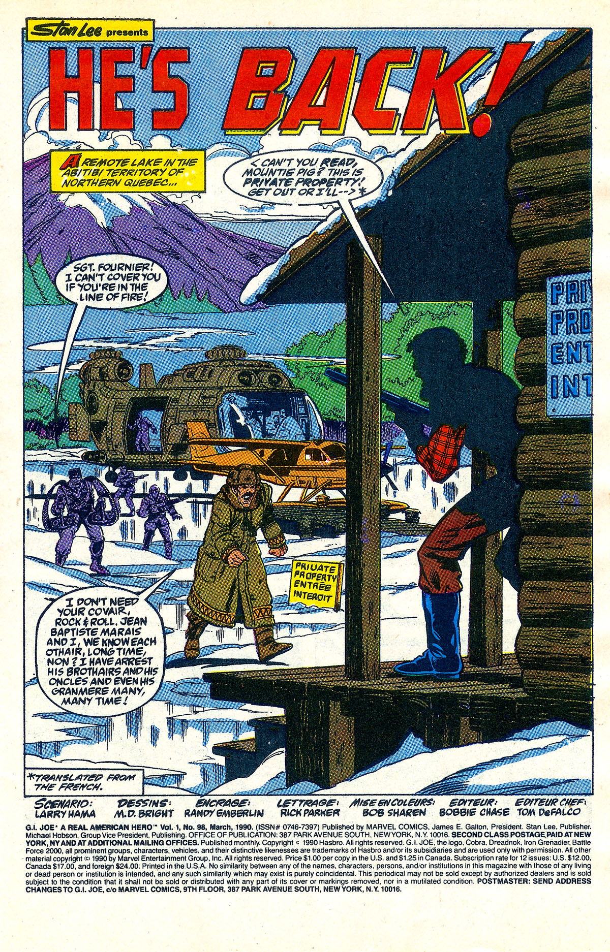 Read online G.I. Joe: A Real American Hero comic -  Issue #98 - 2