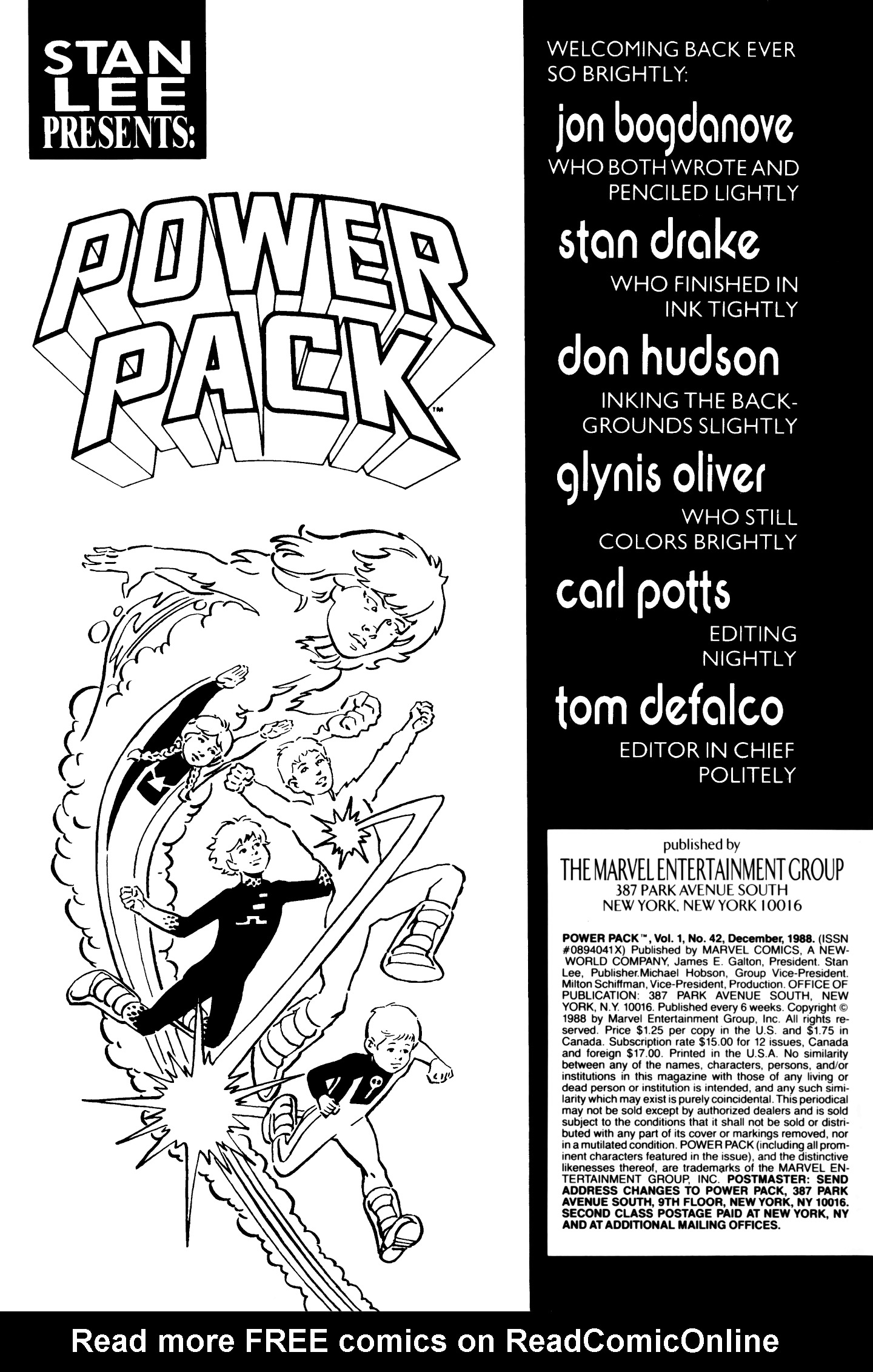 Read online Power Pack (1984) comic -  Issue #42 - 2