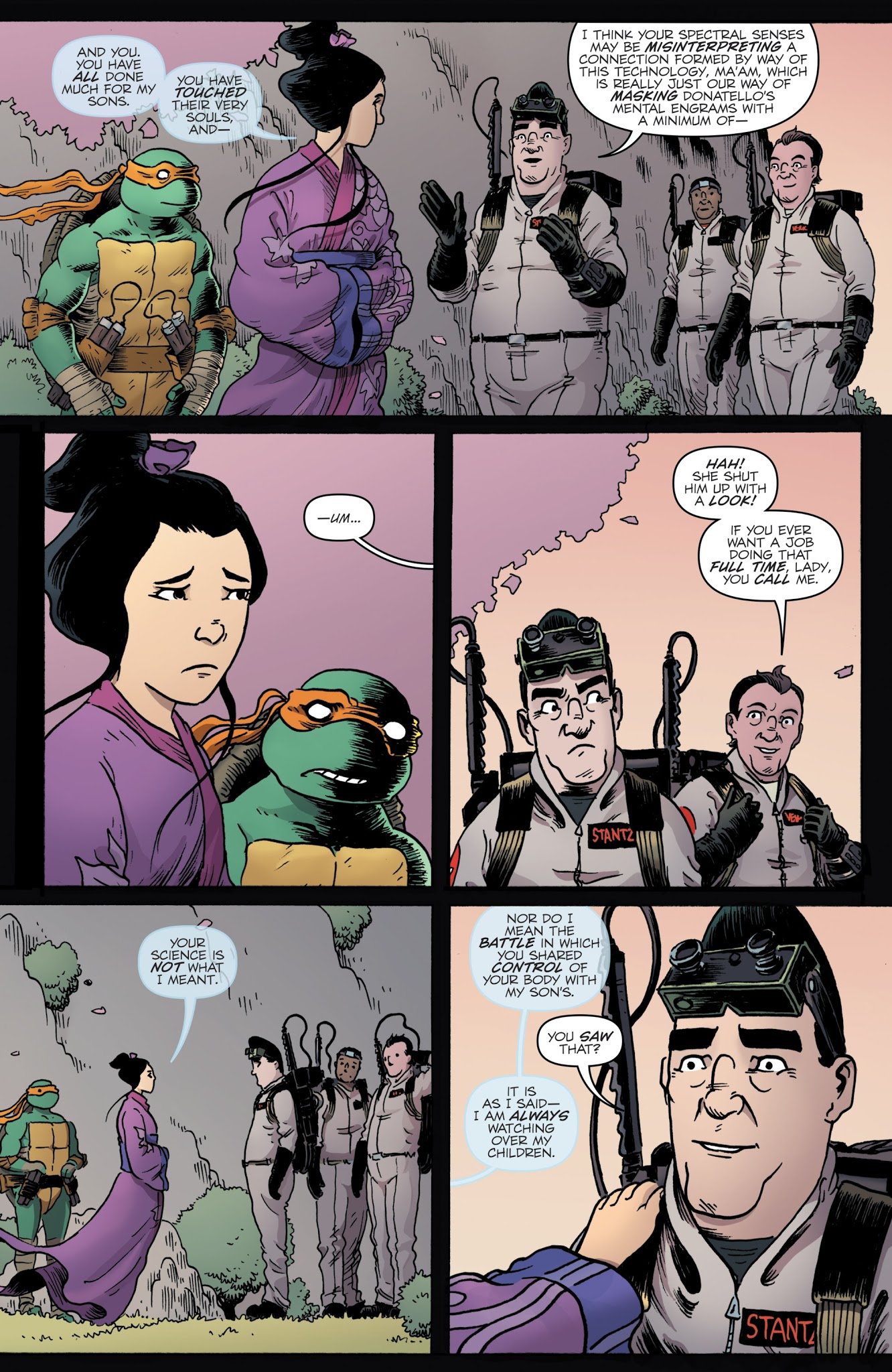 Read online Teenage Mutant Ninja Turtles/Ghostbusters 2 comic -  Issue #5 - 9