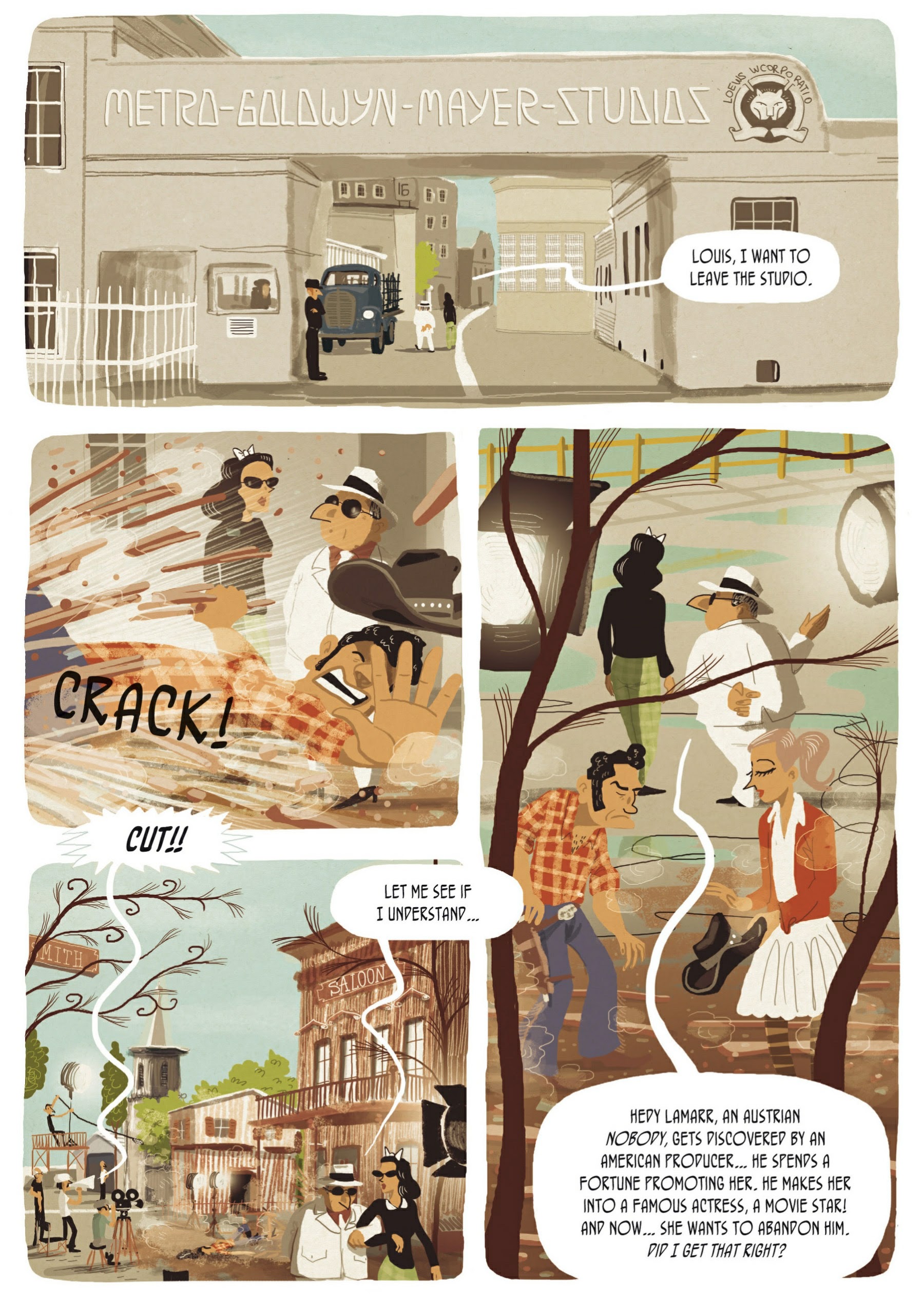 Read online Hedy Lamarr: An Incredible Life comic -  Issue # TPB (Part 2) - 40