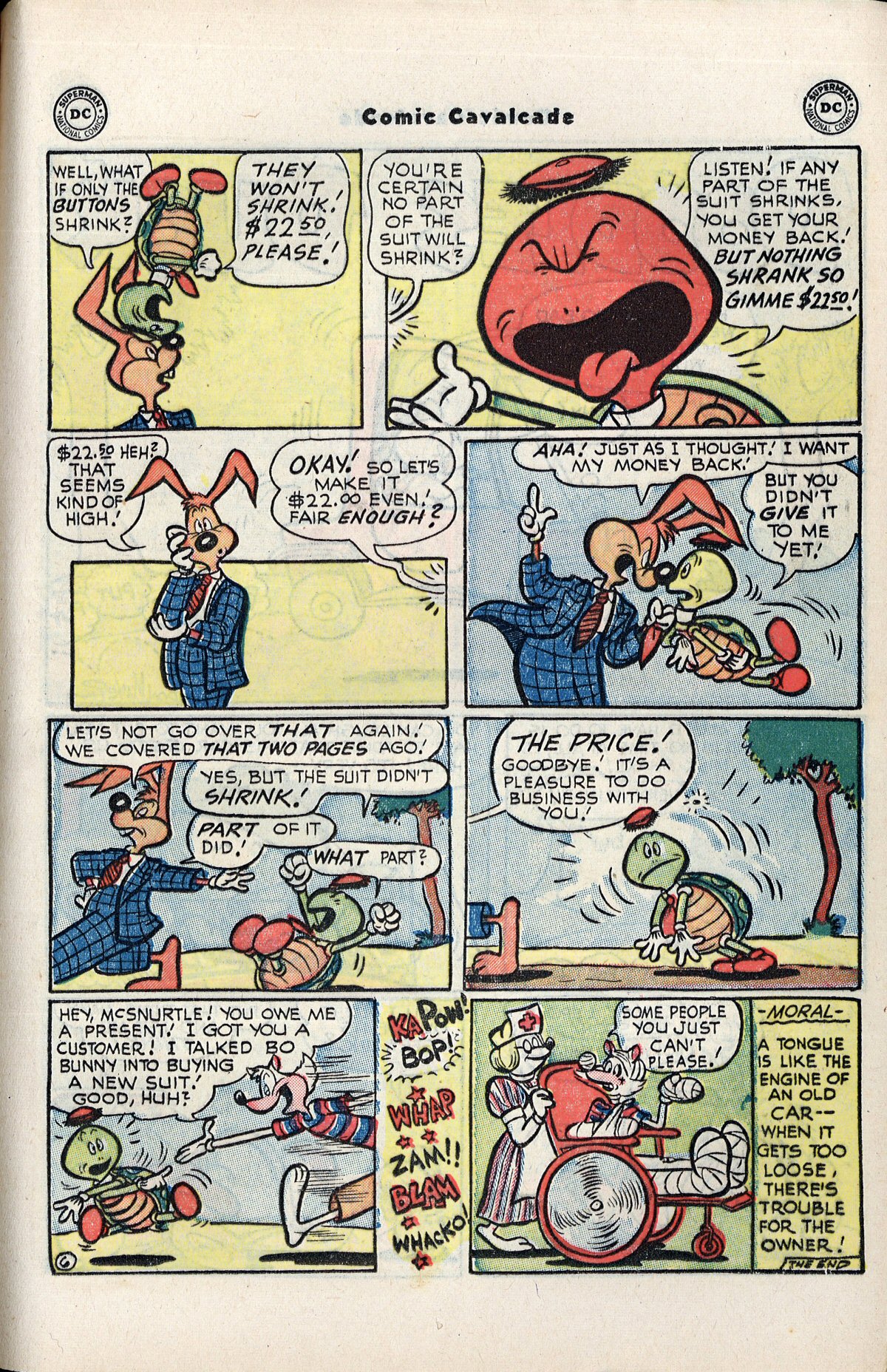 Read online Comic Cavalcade comic -  Issue #59 - 25