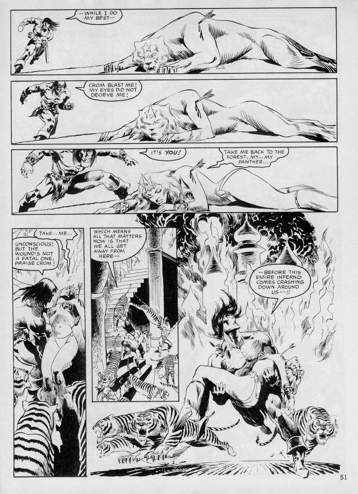 Read online The Savage Sword Of Conan comic -  Issue #103 - 50