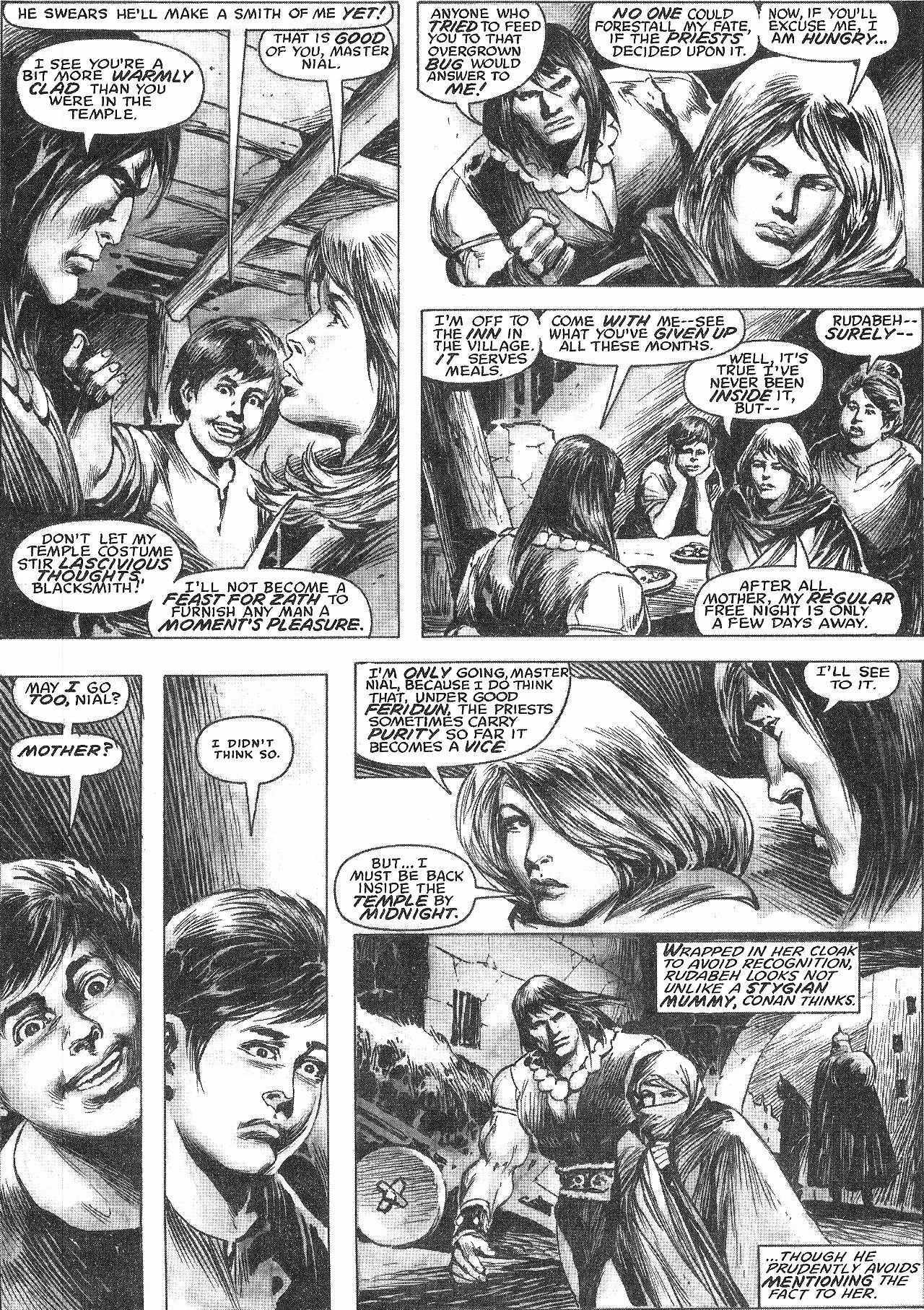 Read online The Savage Sword Of Conan comic -  Issue #208 - 30