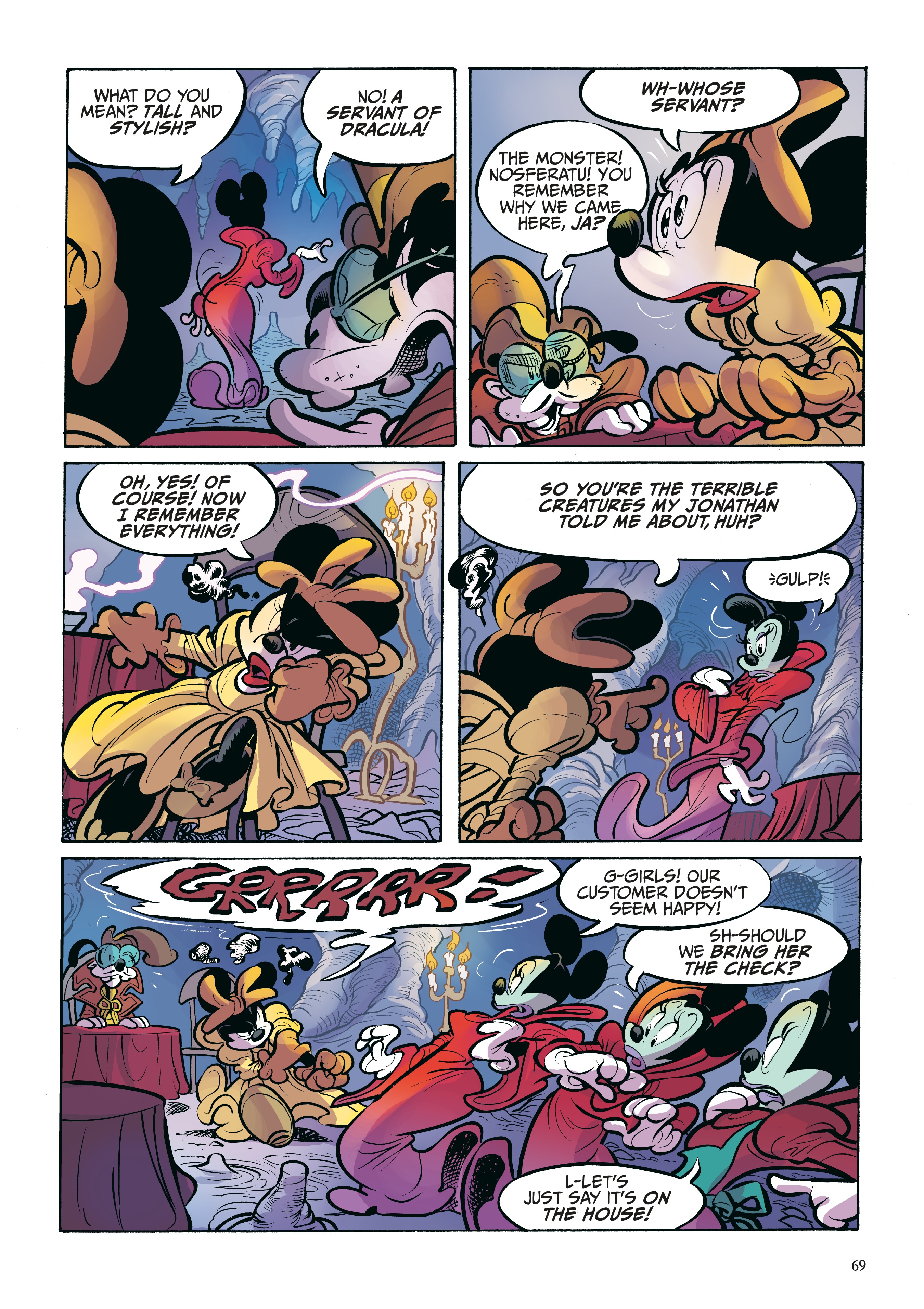Read online Disney Dracula, Starring Mickey Mouse comic -  Issue # TPB - 69