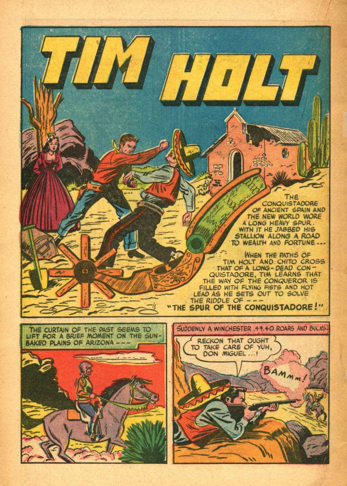 Read online Tim Holt comic -  Issue #1 - 20