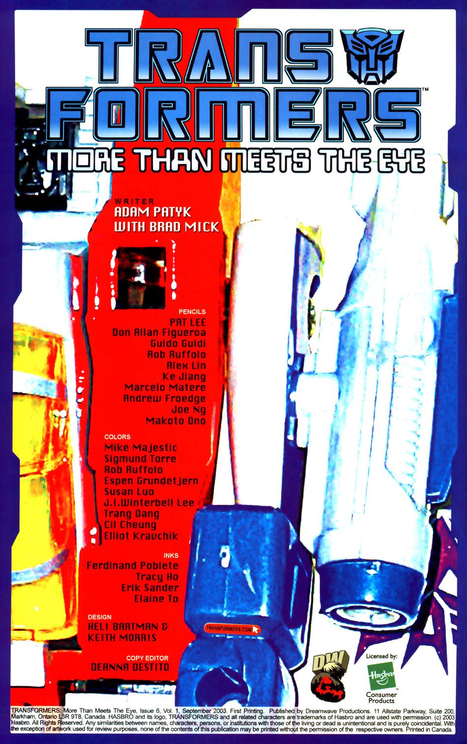 Read online Transformers: More than Meets the Eye comic -  Issue #6 - 2