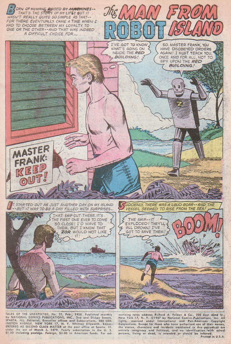 Read online Tales of the Unexpected comic -  Issue #22 - 3