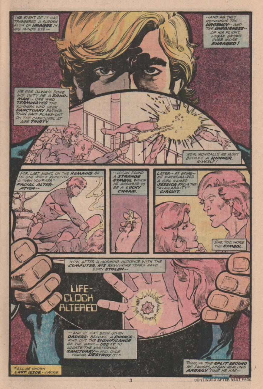 Read online Logan's Run comic -  Issue #2 - 4