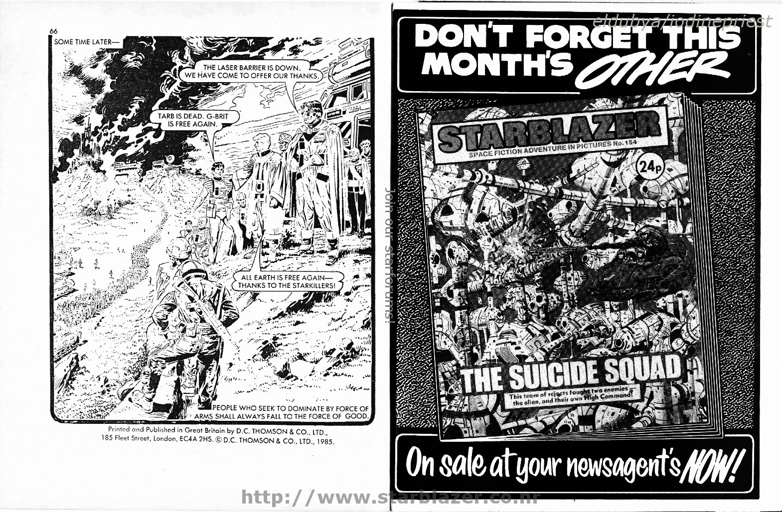 Read online Starblazer comic -  Issue #155 - 35