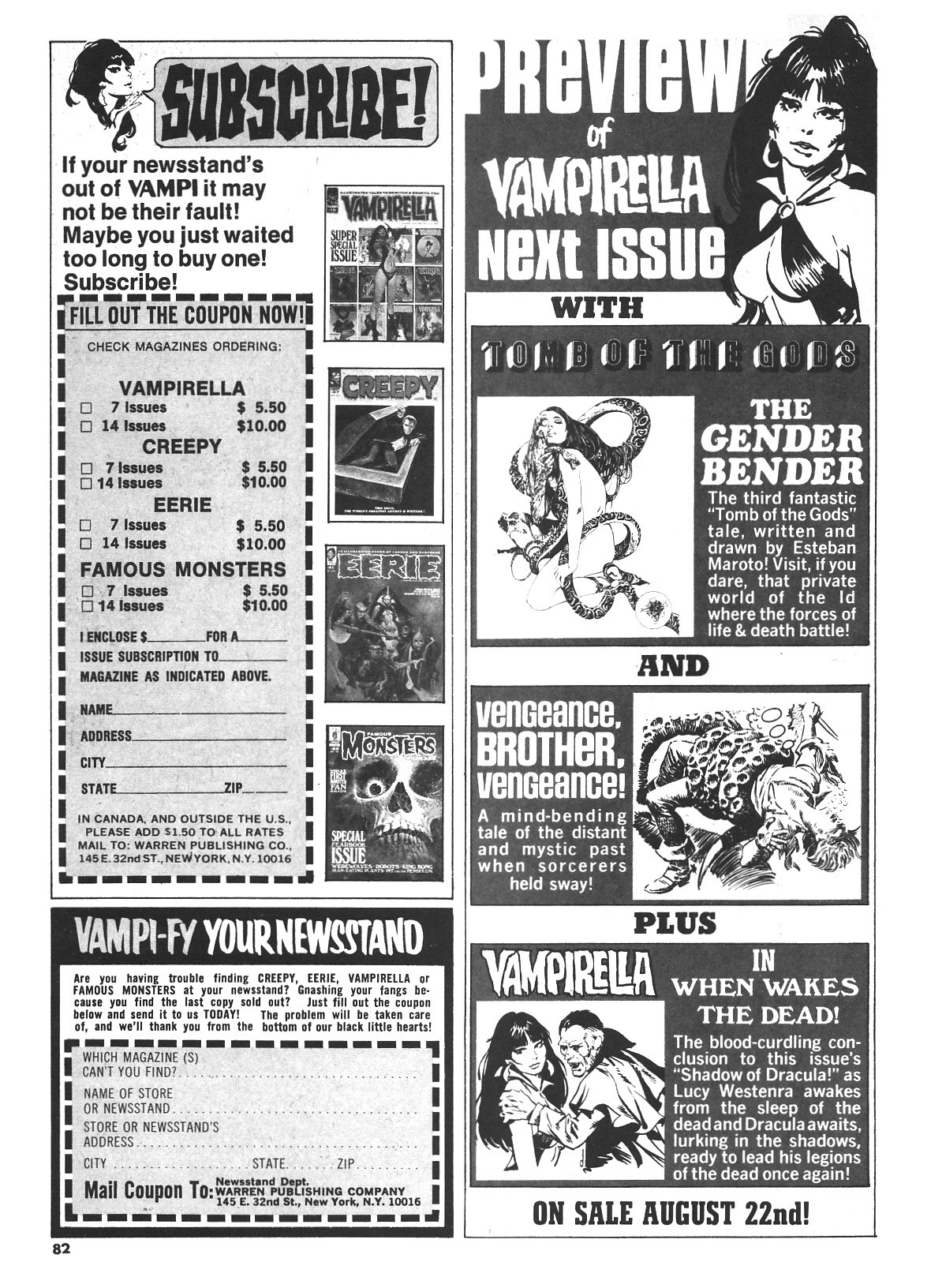 Read online Vampirella (1969) comic -  Issue #19 - 82