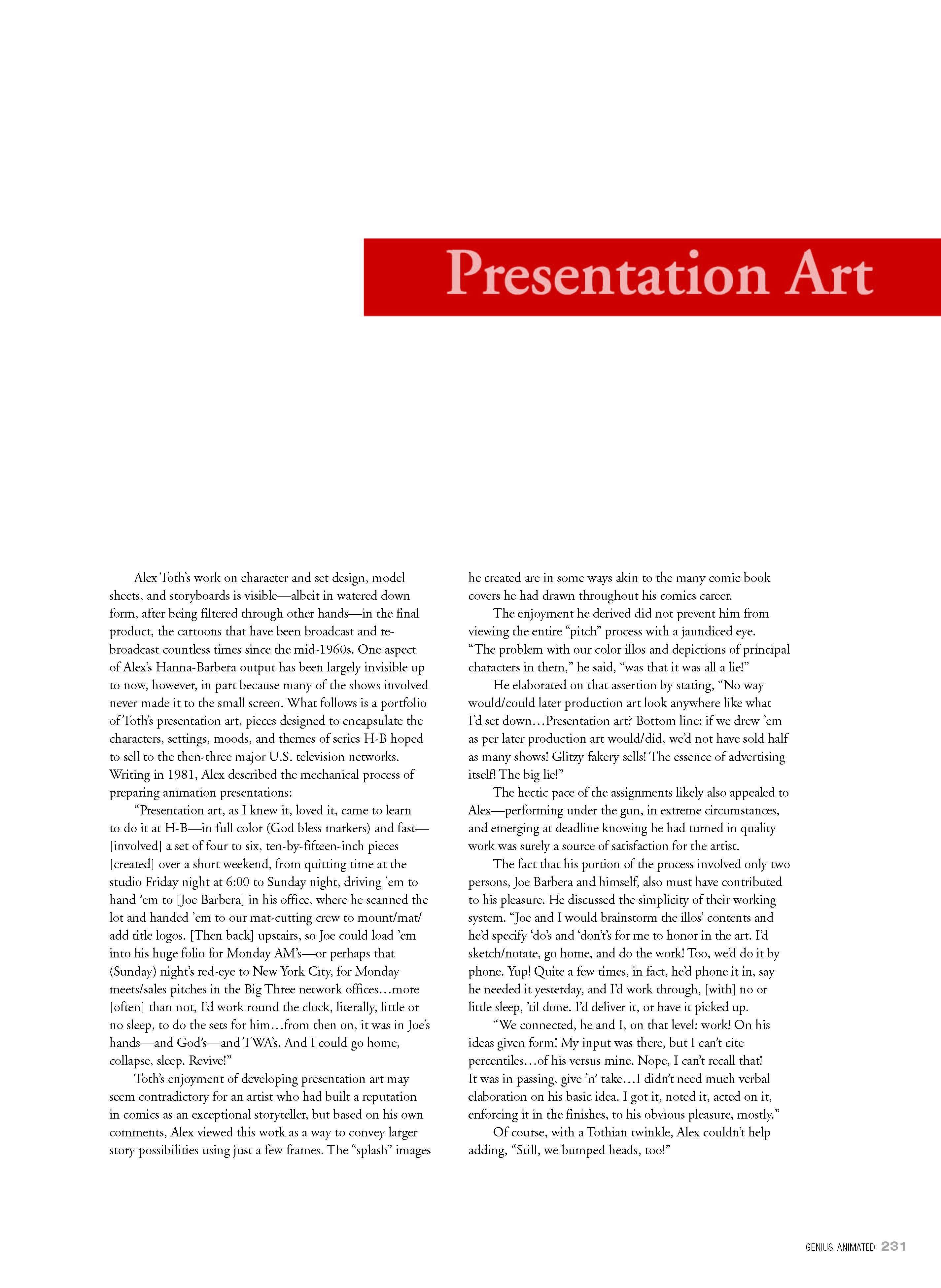 Read online Genius, Animated: The Cartoon Art of Alex Toth comic -  Issue # TPB (Part 3) - 33