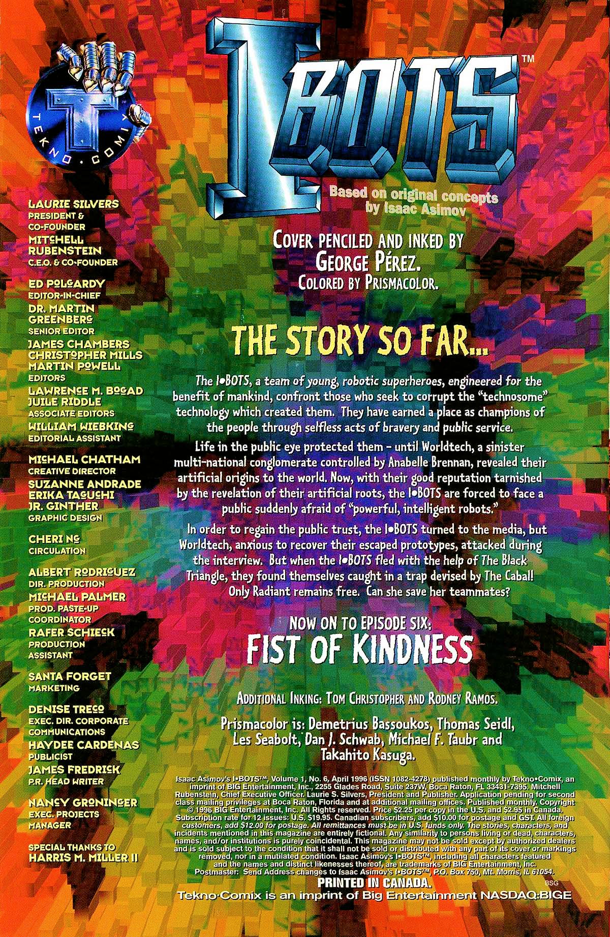 Read online Isaac Asimov's I-Bots comic -  Issue #6 - 2