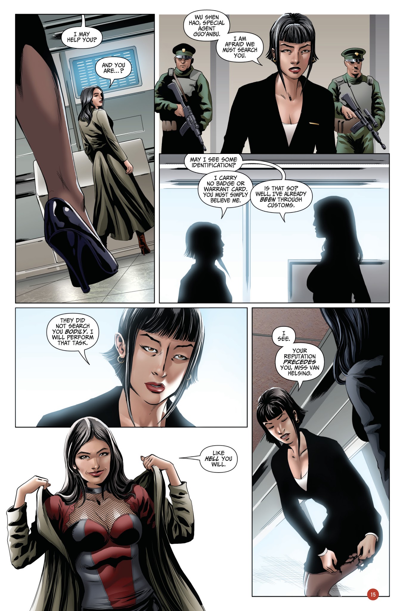 Read online Van Helsing vs. Werewolf comic -  Issue # _TPB 1 - 16