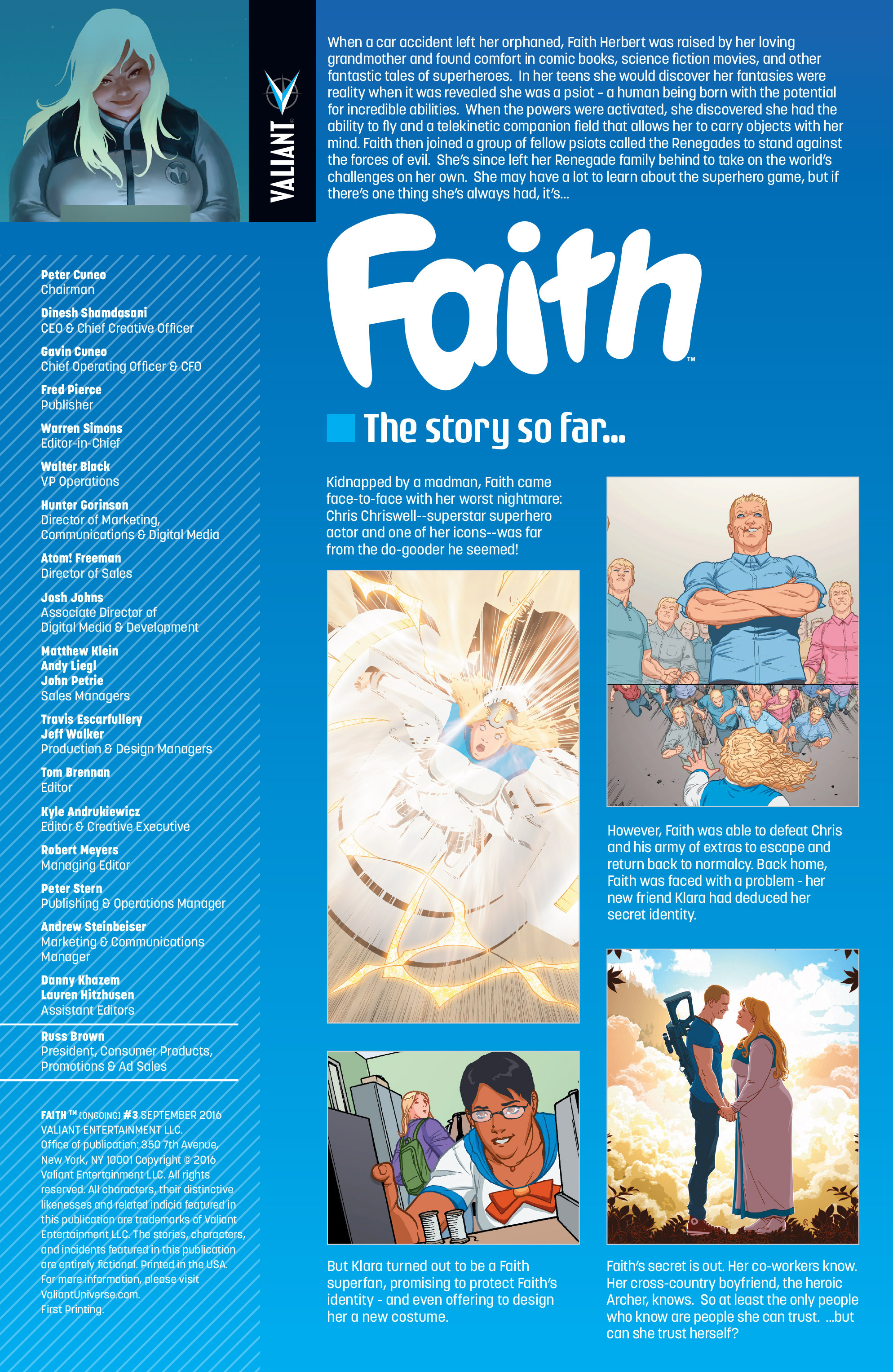 Read online Faith (II) comic -  Issue #3 - 2