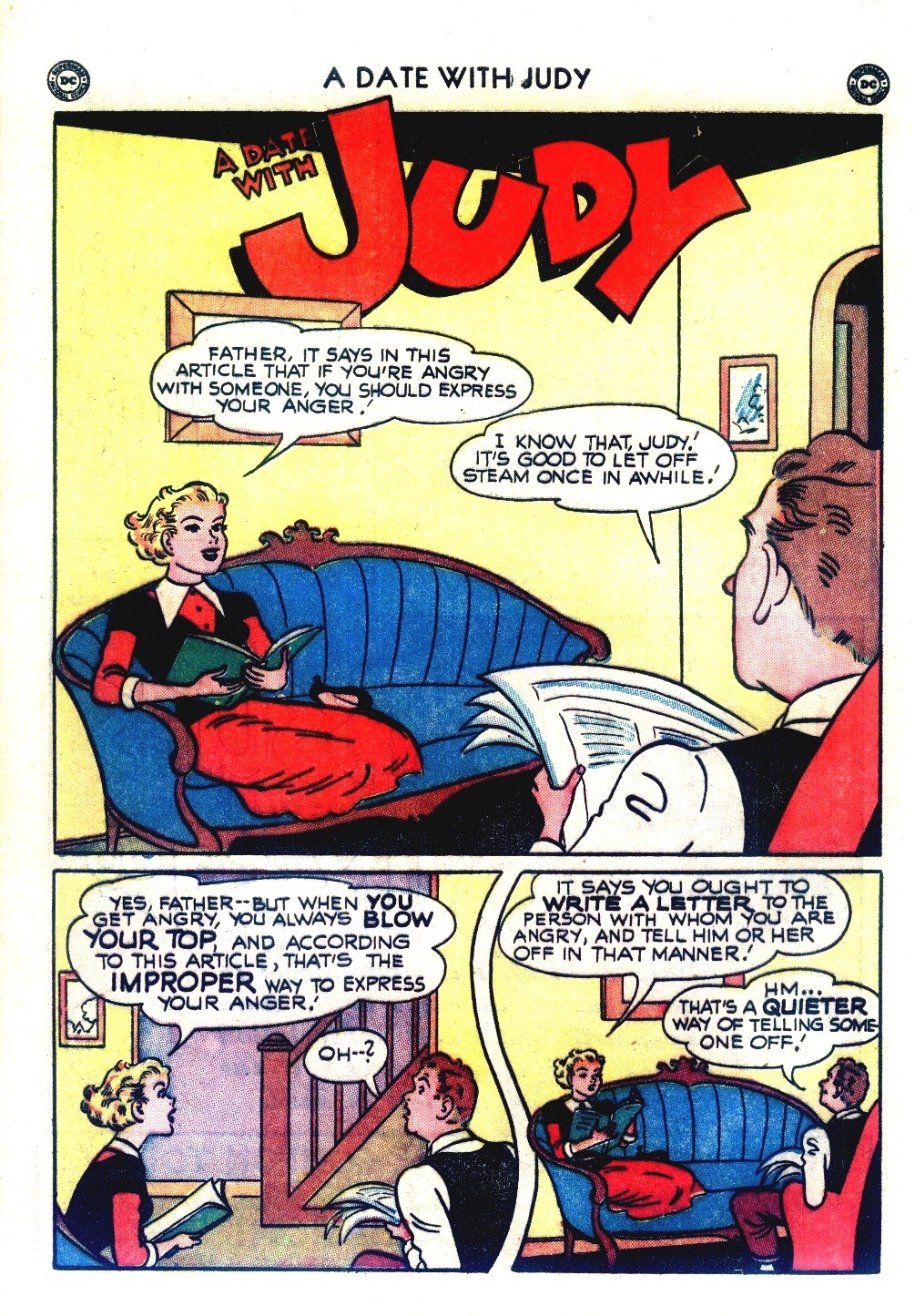 Read online A Date with Judy comic -  Issue #20 - 42
