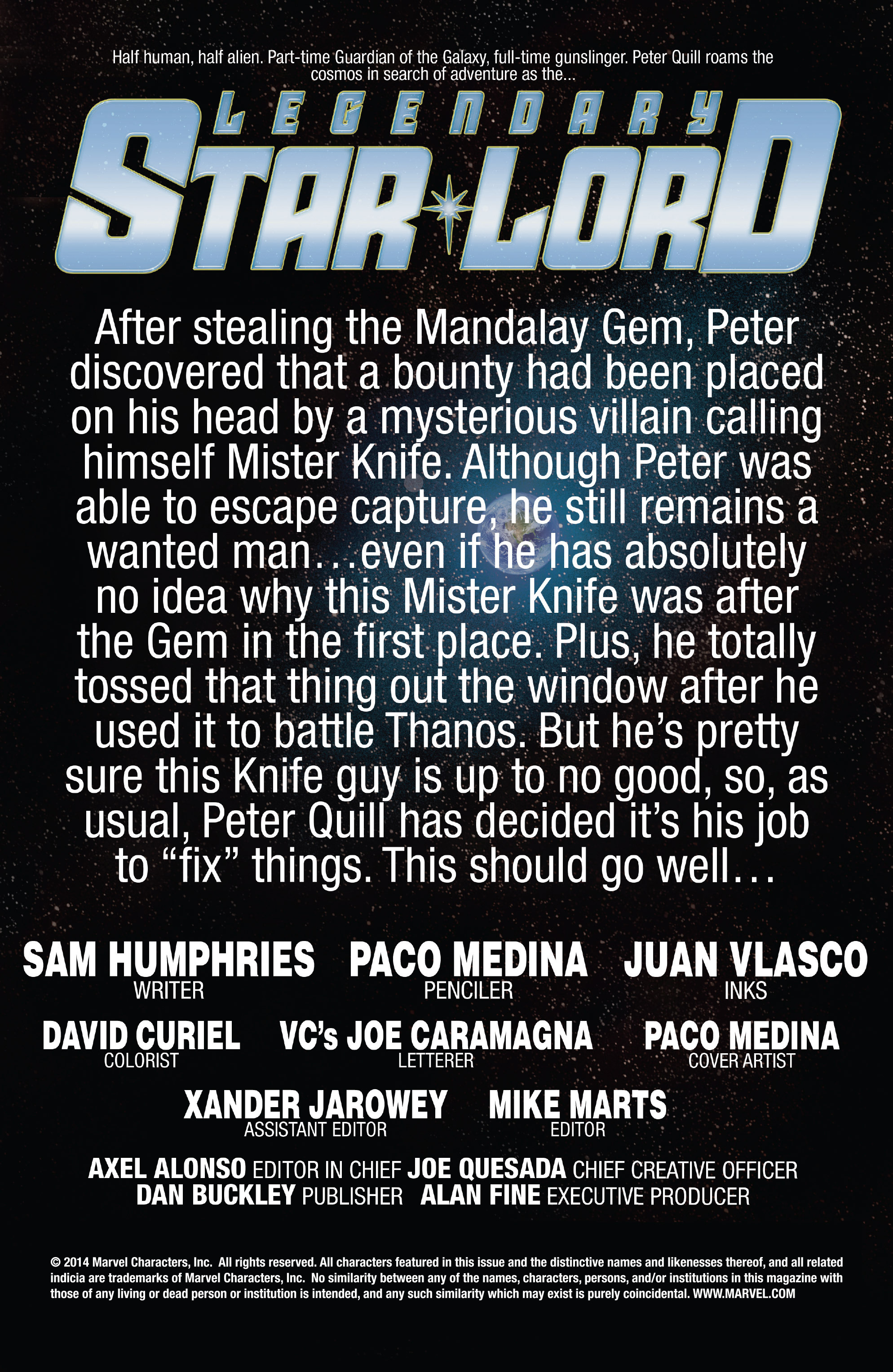 Read online Legendary Star-Lord comic -  Issue #5 - 2