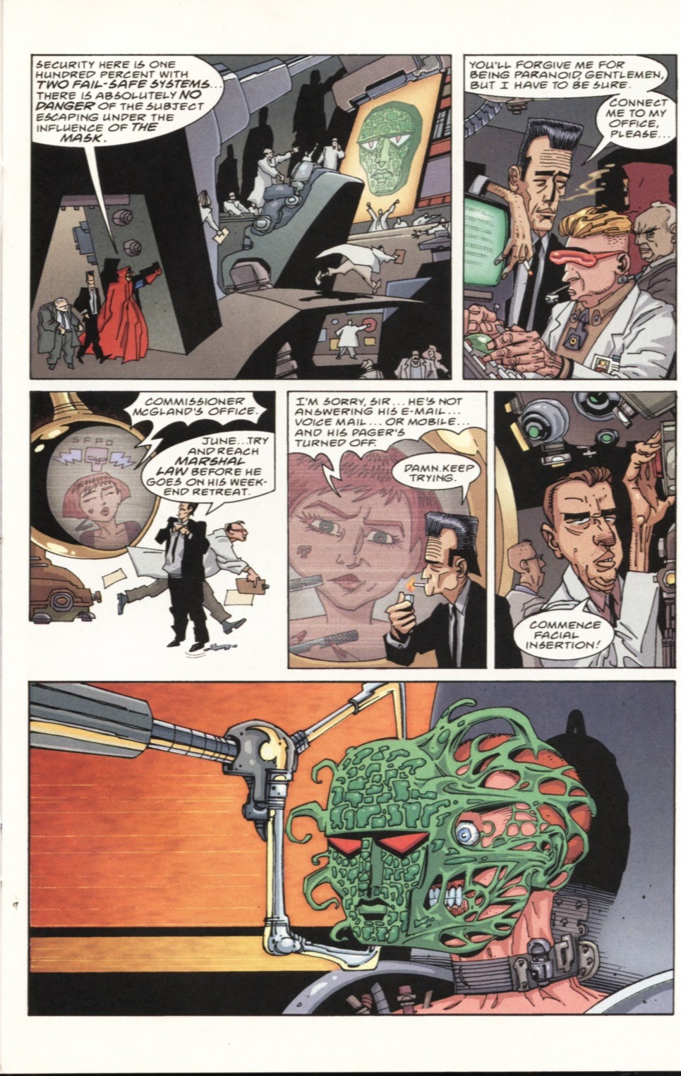Read online The Mask/Marshal Law comic -  Issue #1 - 11