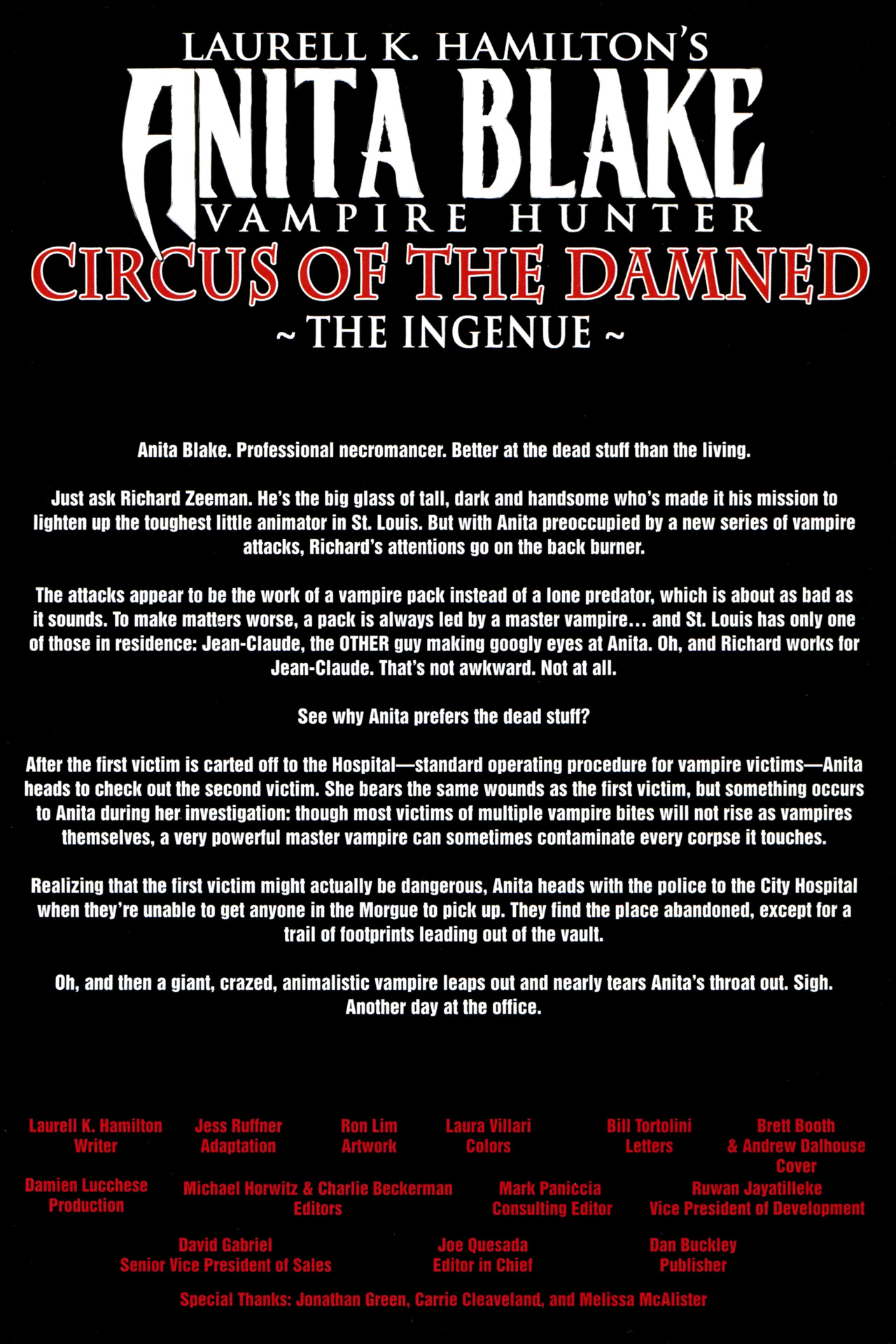 Read online Anita Blake, Vampire Hunter: Circus of the Damned - The Ingenue comic -  Issue #2 - 3