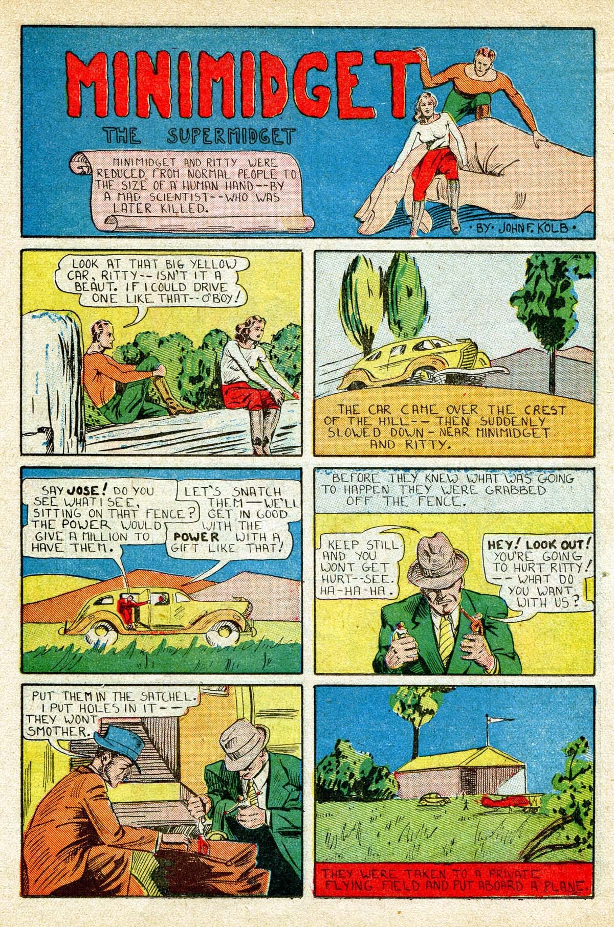 Read online Amazing Man Comics comic -  Issue #8 - 37