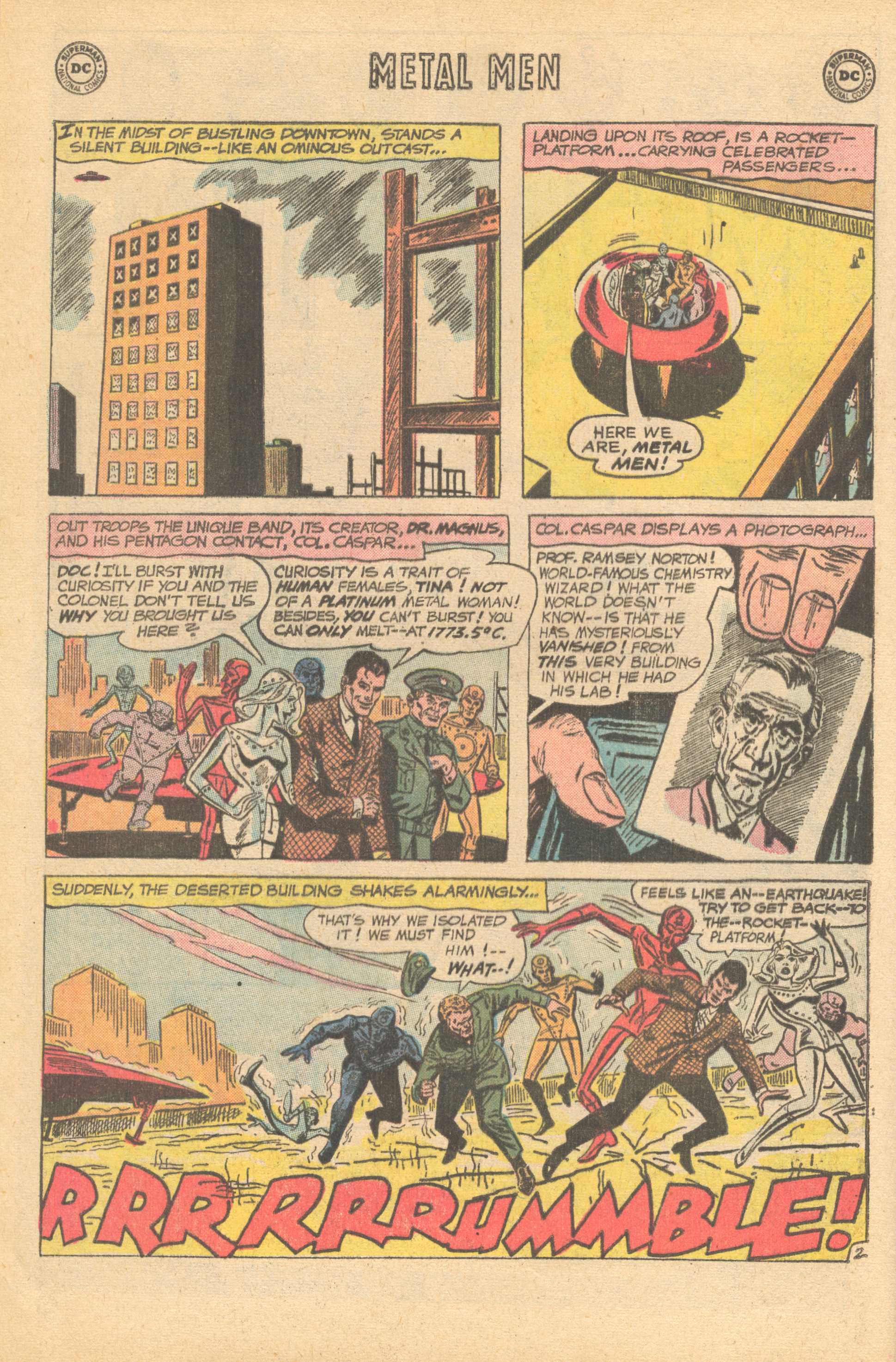 Read online Metal Men (1963) comic -  Issue #42 - 4