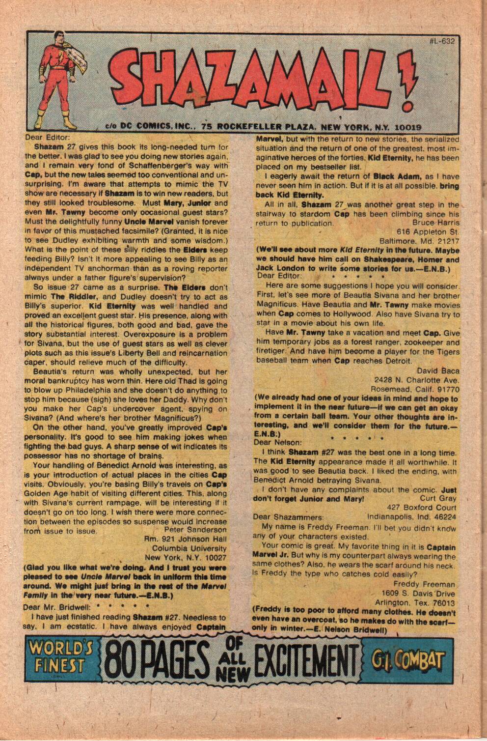 Read online Shazam! (1973) comic -  Issue #29 - 32