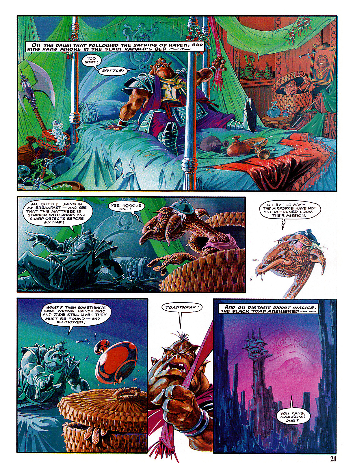 Read online Marvel Graphic Novel comic -  Issue #3 - The Chronicles of Genghis Grimtoad - 21