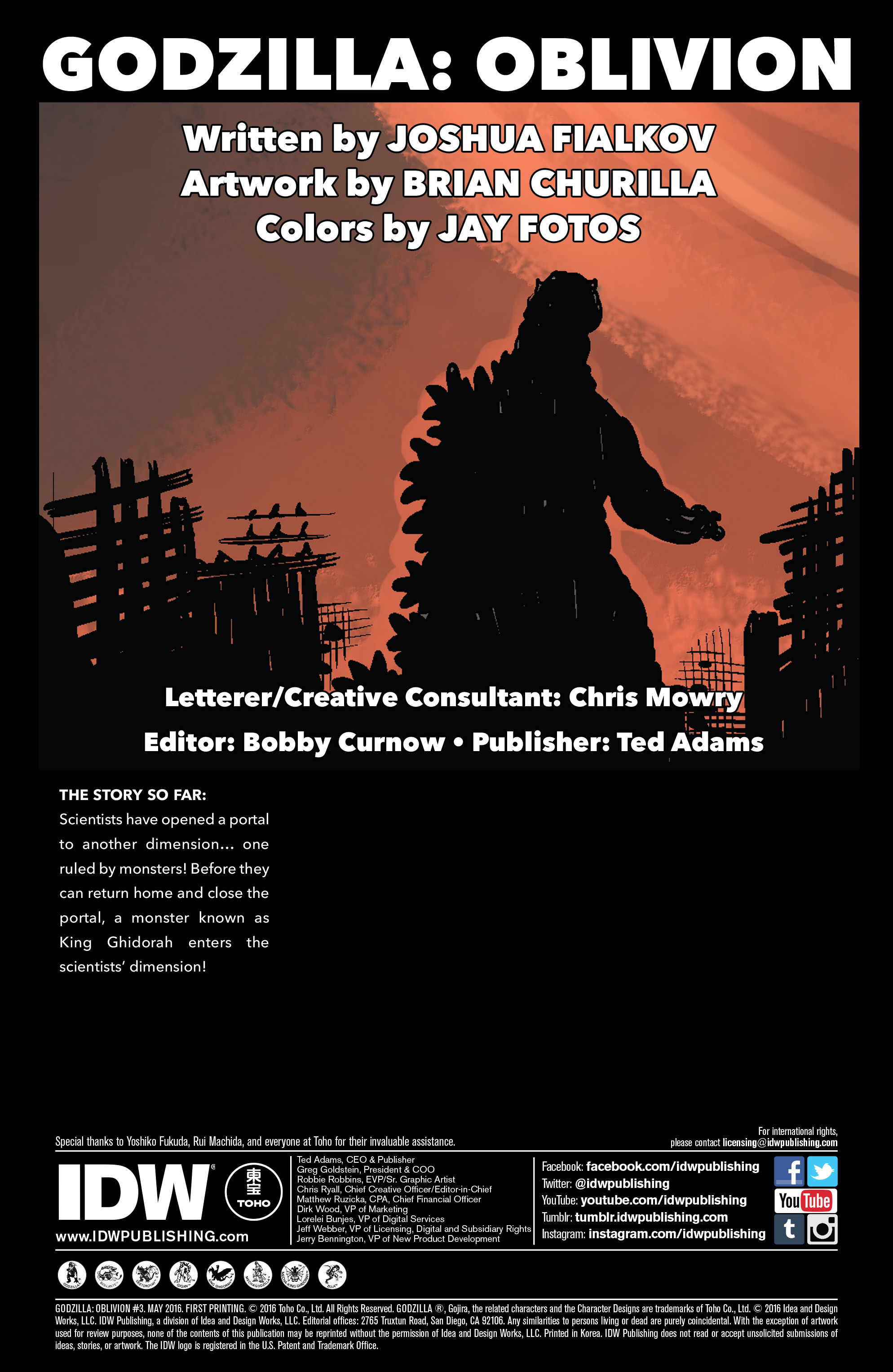 Read online Godzilla: Oblivion comic -  Issue #3 - 2