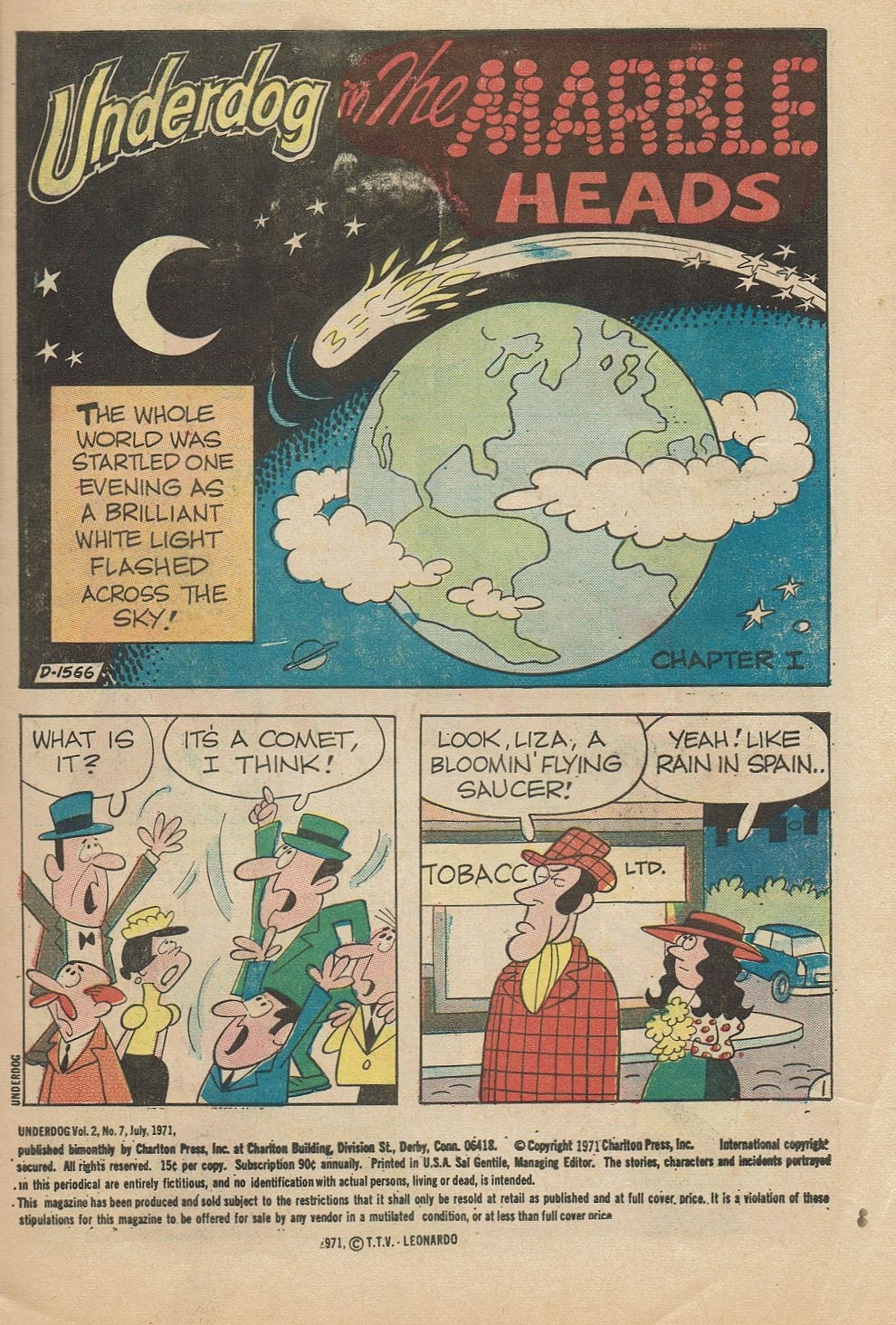 Read online Underdog (1970) comic -  Issue #7 - 3