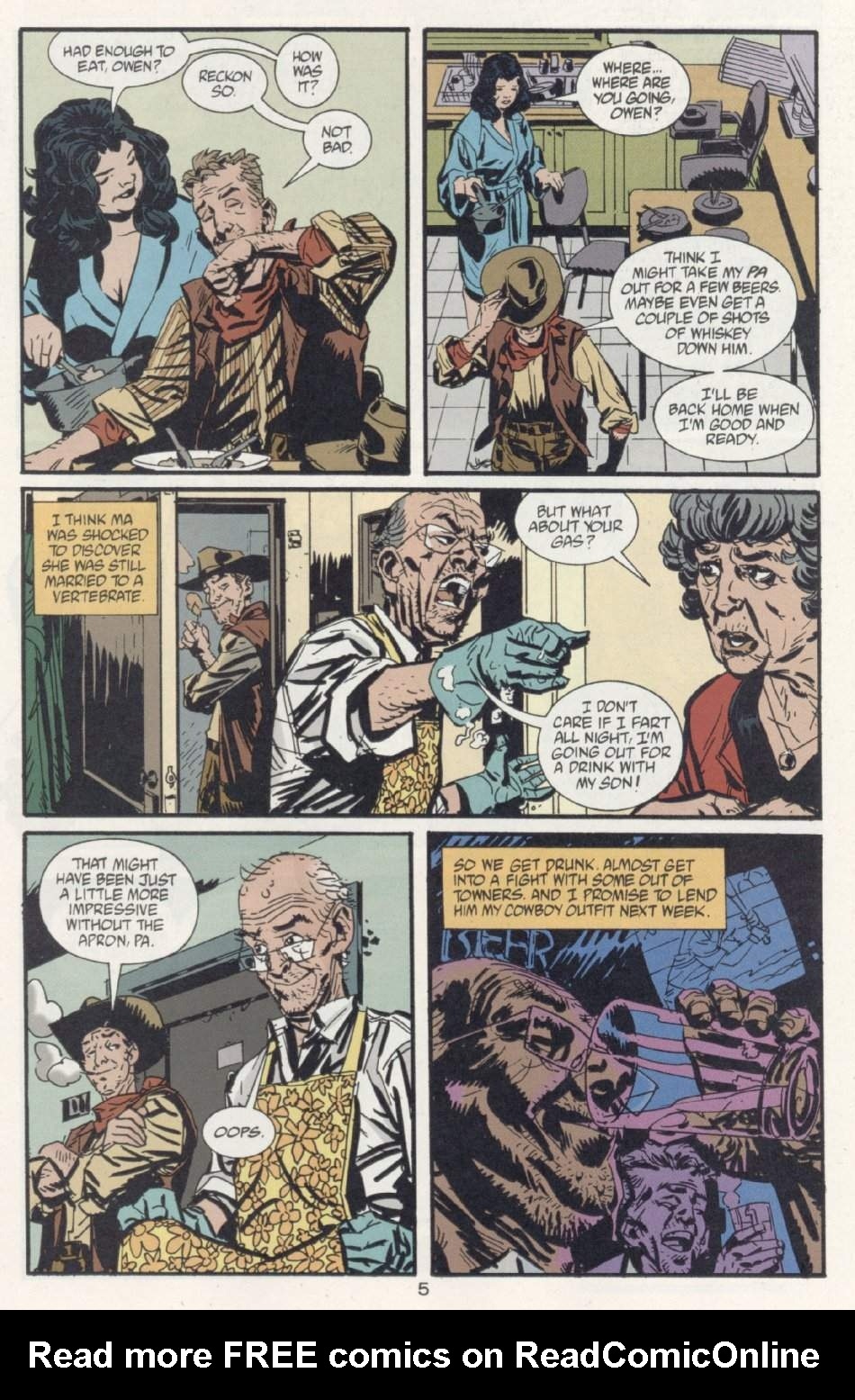 Read online Weird Western Tales (2001) comic -  Issue #4 - 7