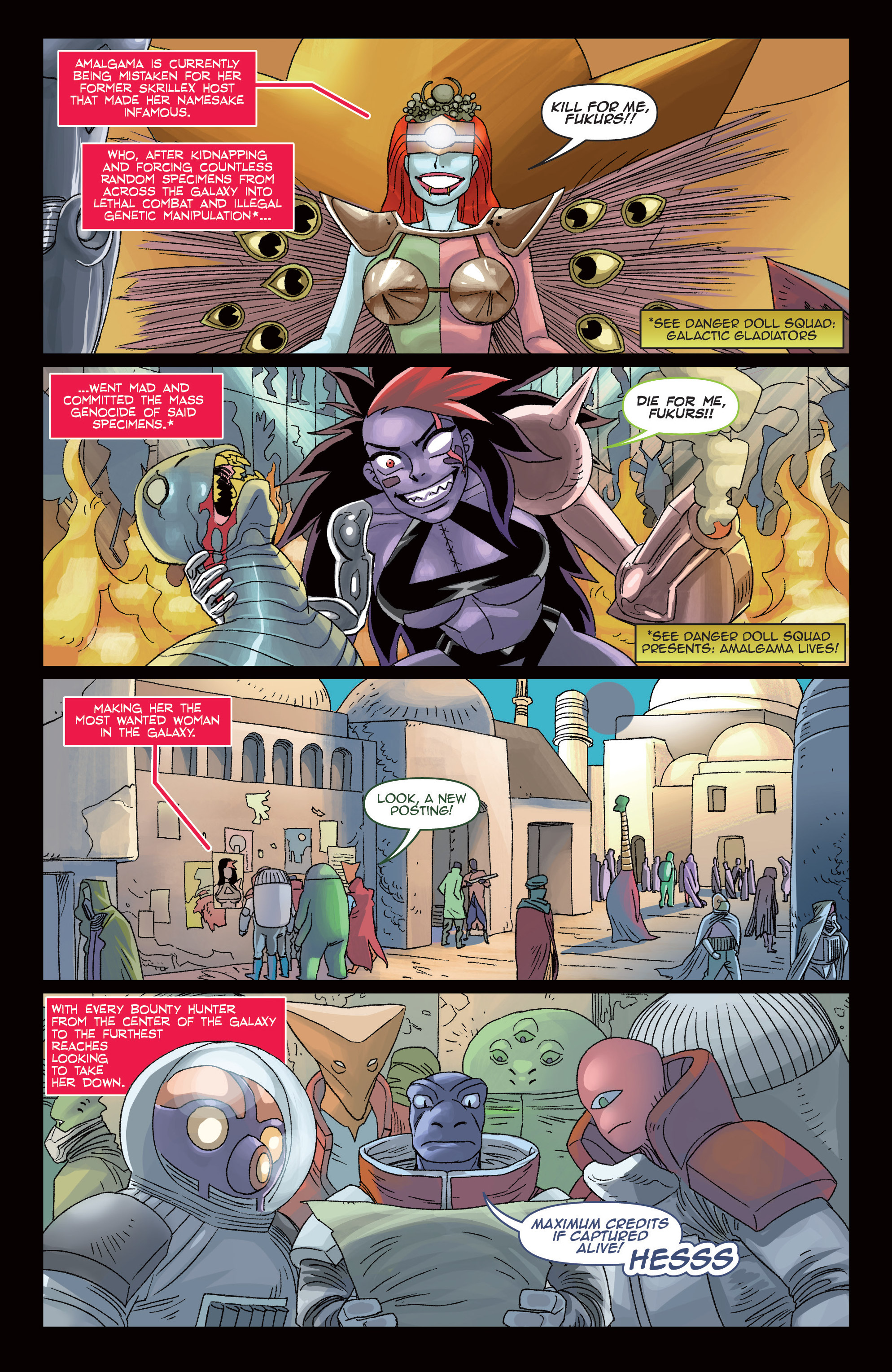 Read online Amalgama: Space Zombie comic -  Issue #3 - 10