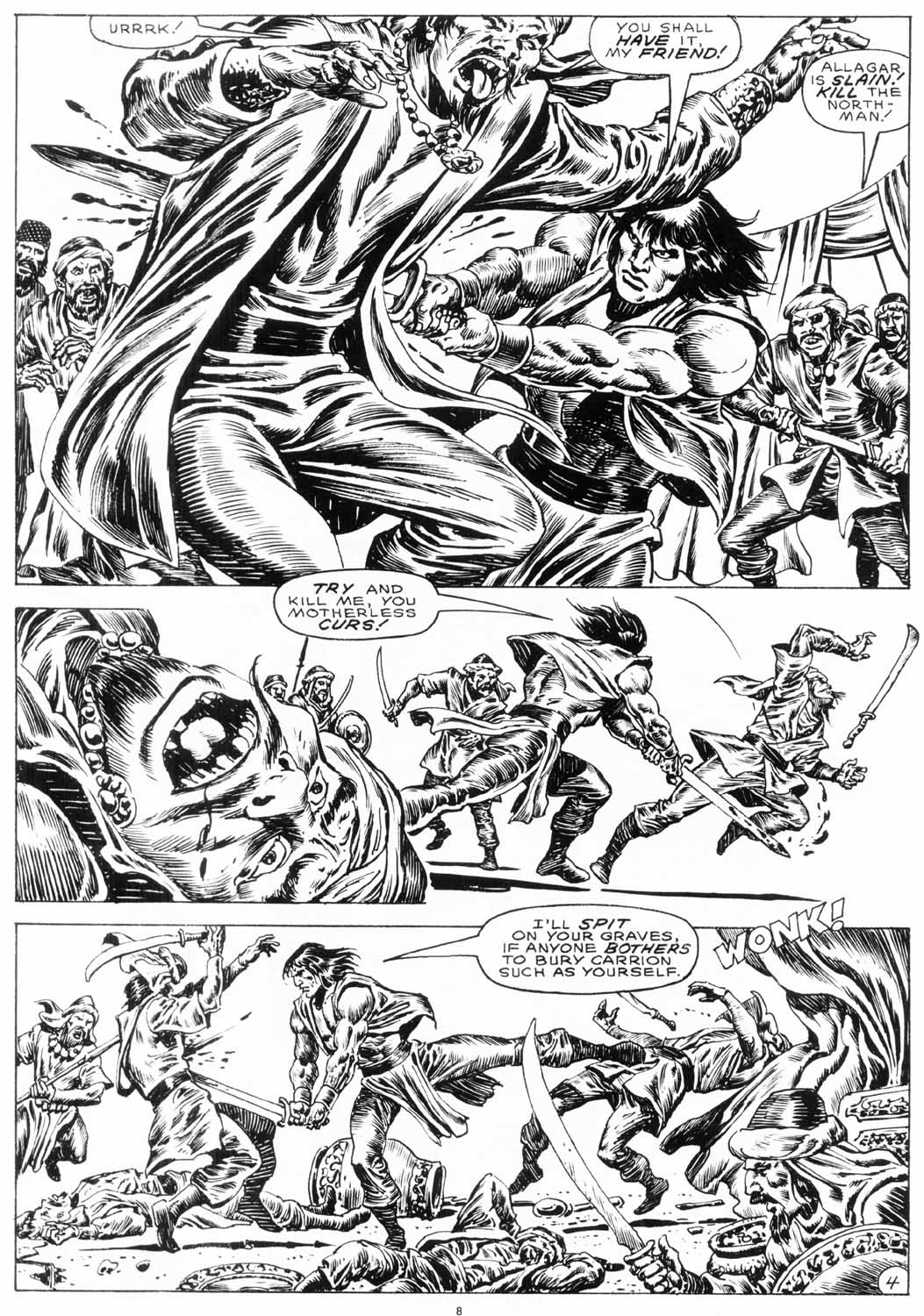 Read online The Savage Sword Of Conan comic -  Issue #152 - 10