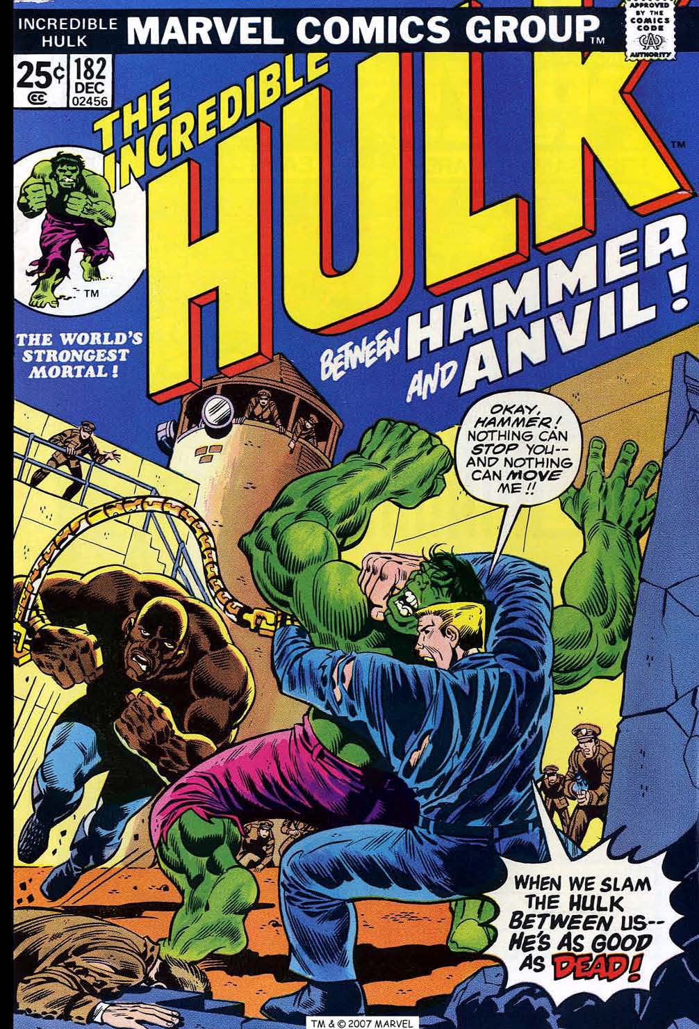 Read online The Incredible Hulk (1968) comic -  Issue #182 - 1