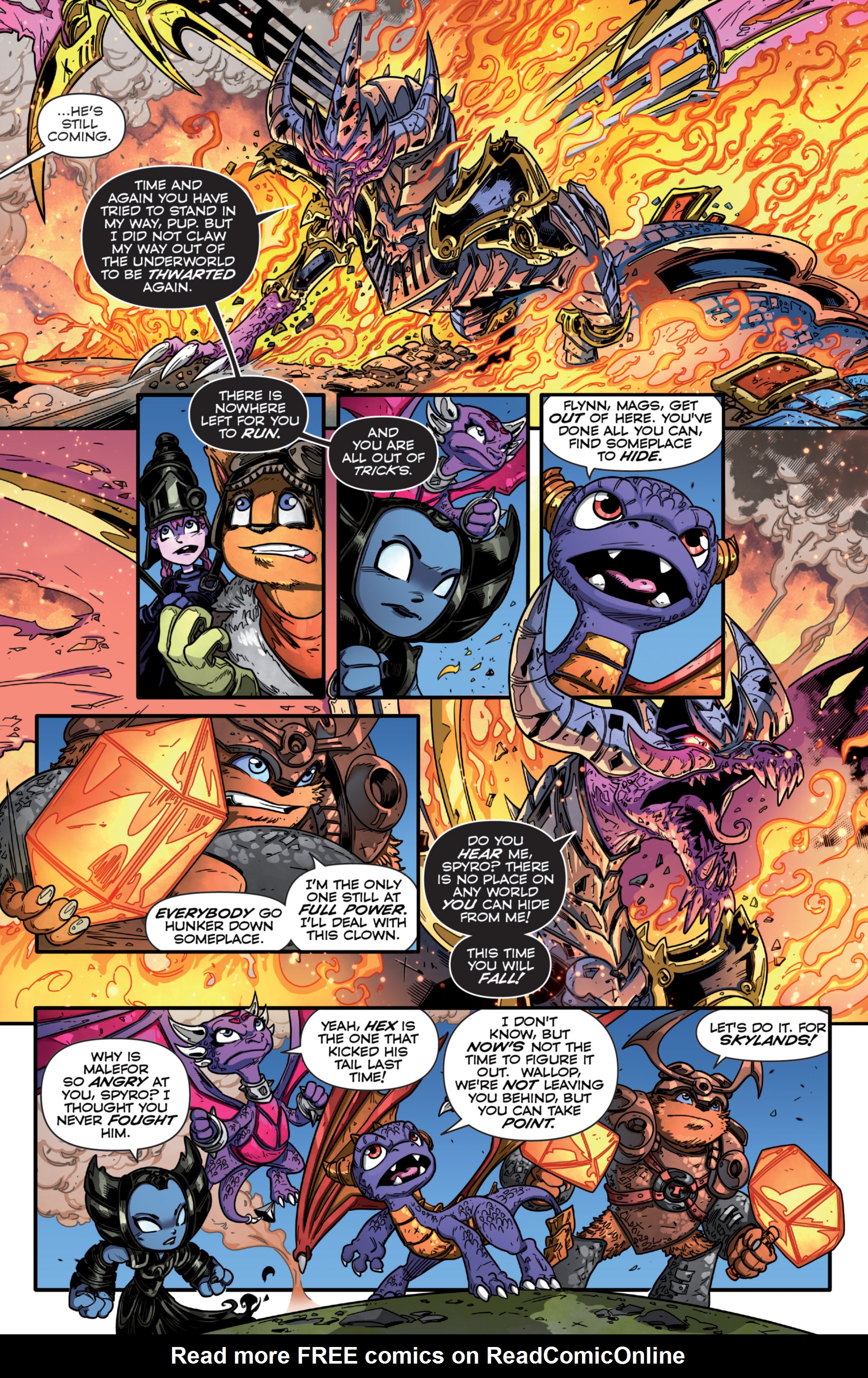 Read online Skylanders comic -  Issue #9 - 9